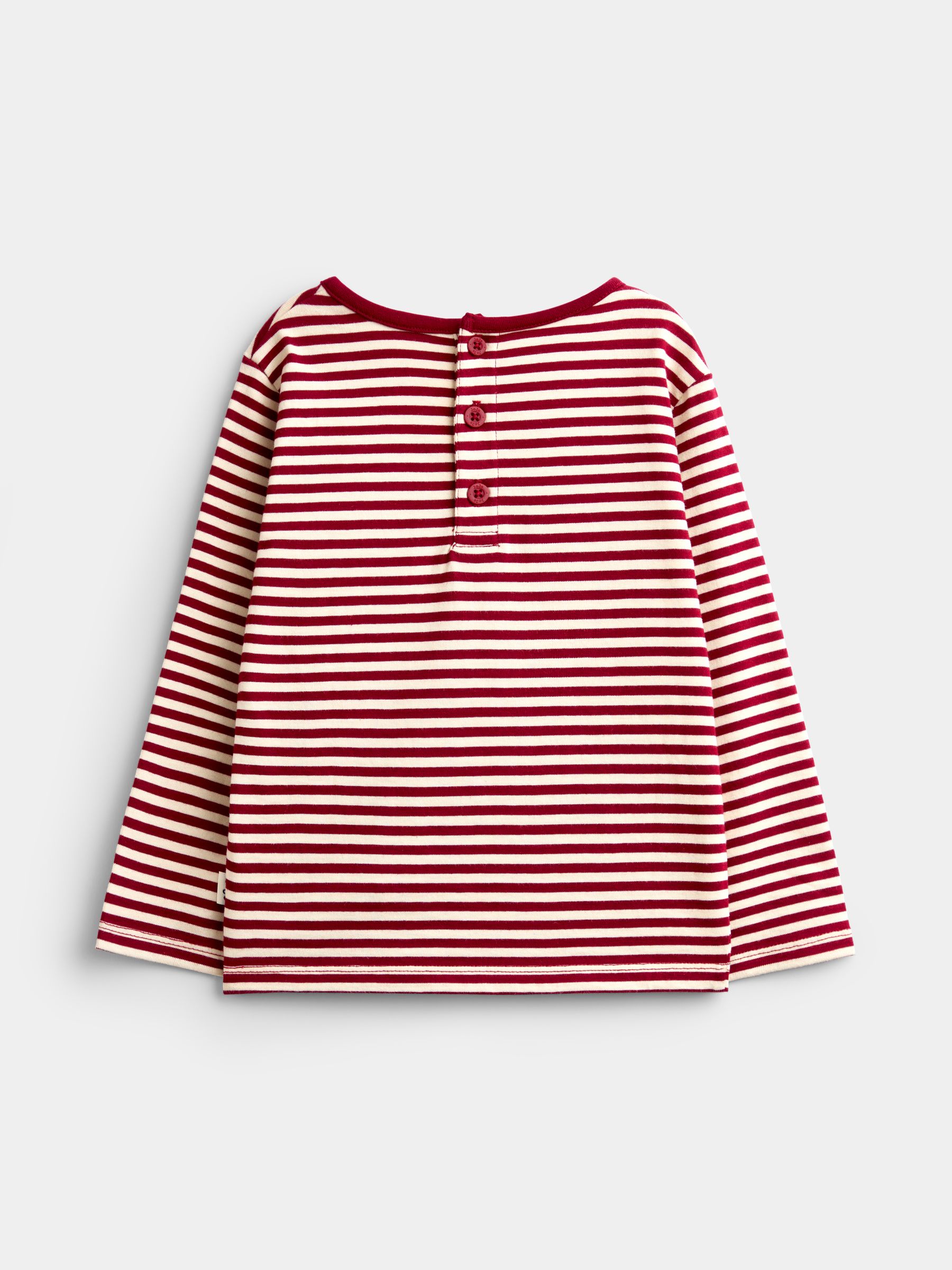 Bright Red 2 Pack Ditsy And Stripe Top - Image 5 of 7