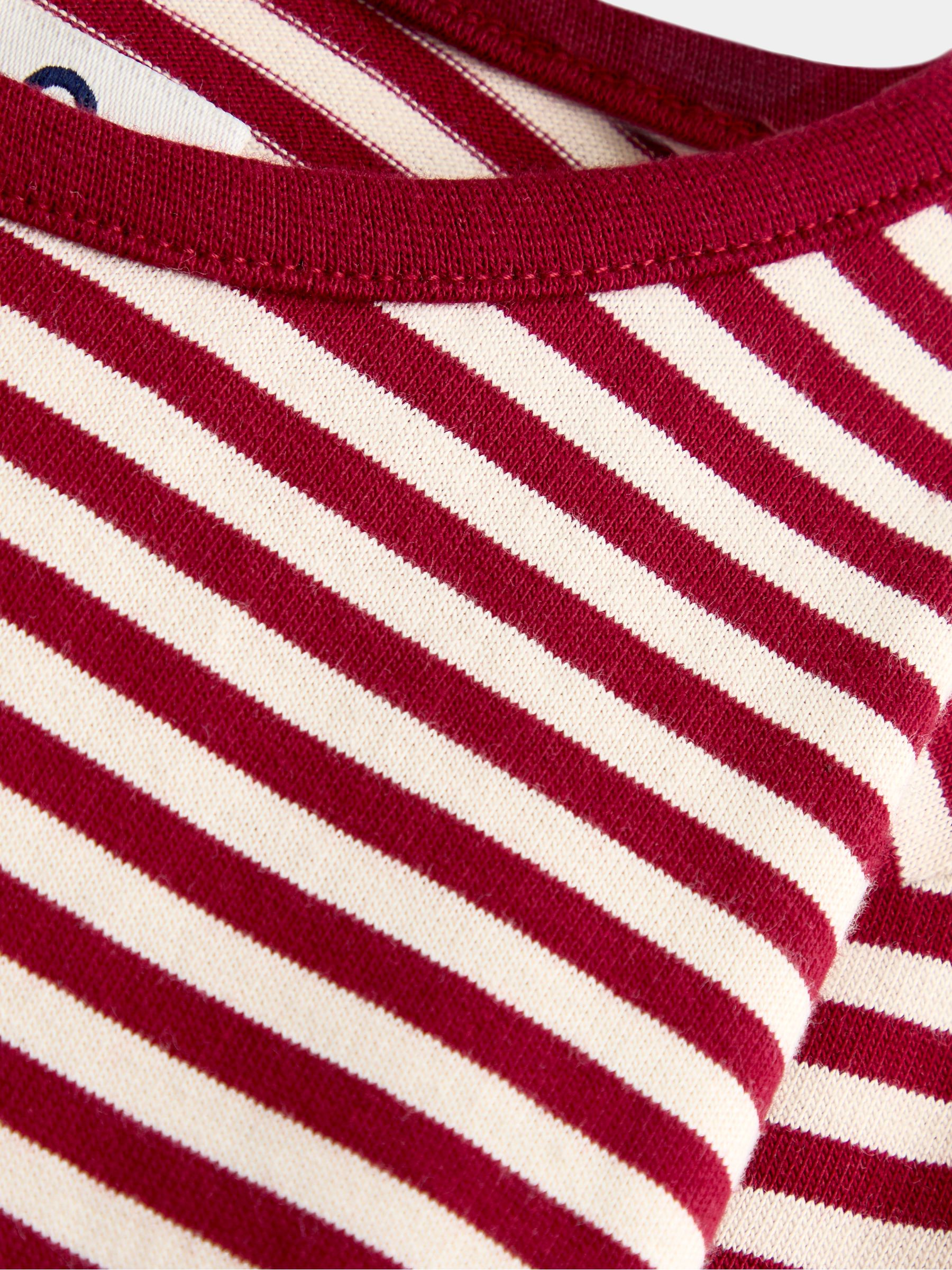 Bright Red 2 Pack Ditsy And Stripe Top - Image 7 of 7
