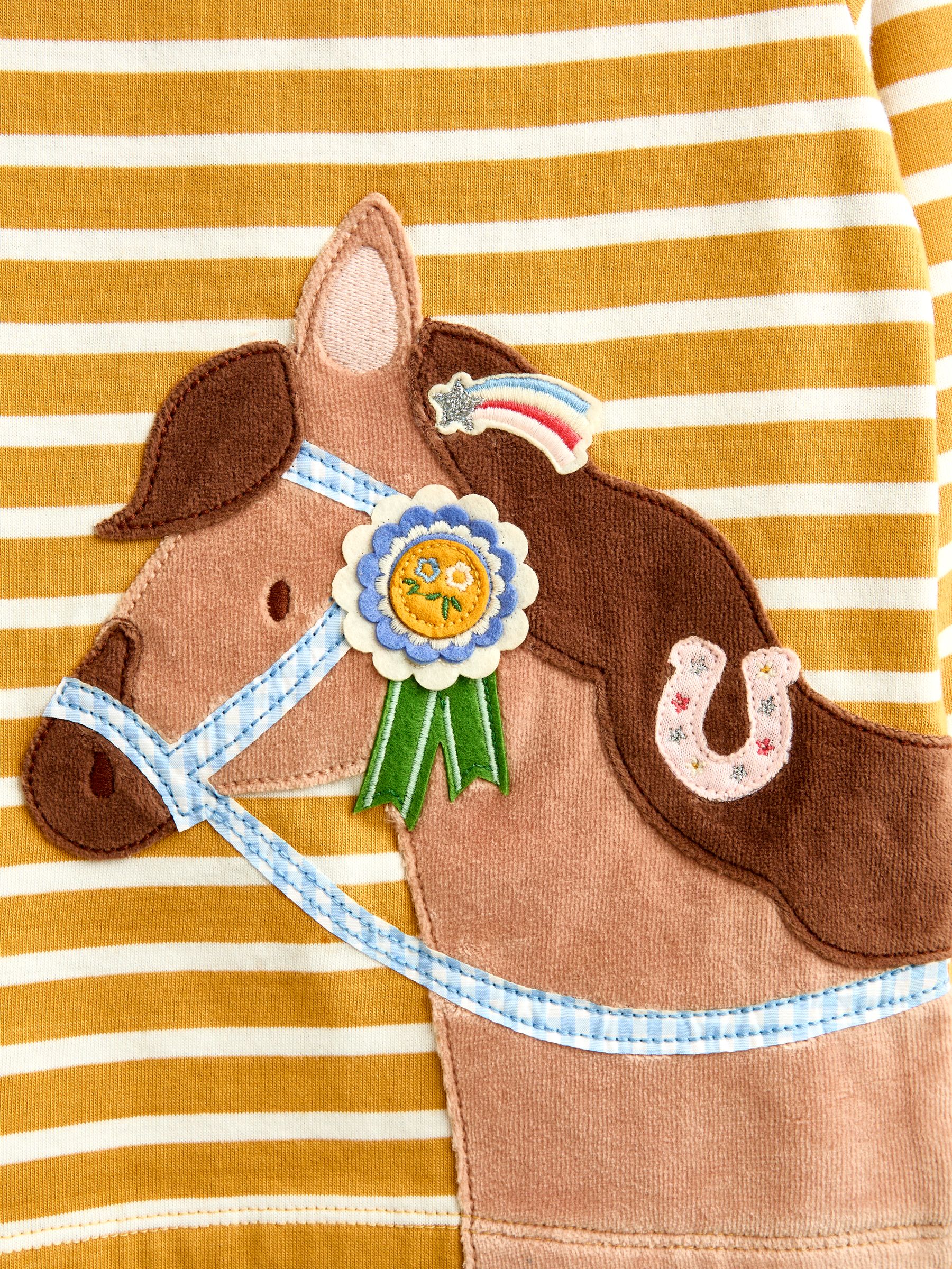 Dark Yellow Horse Bag Aplique Top - Image 4 of 4