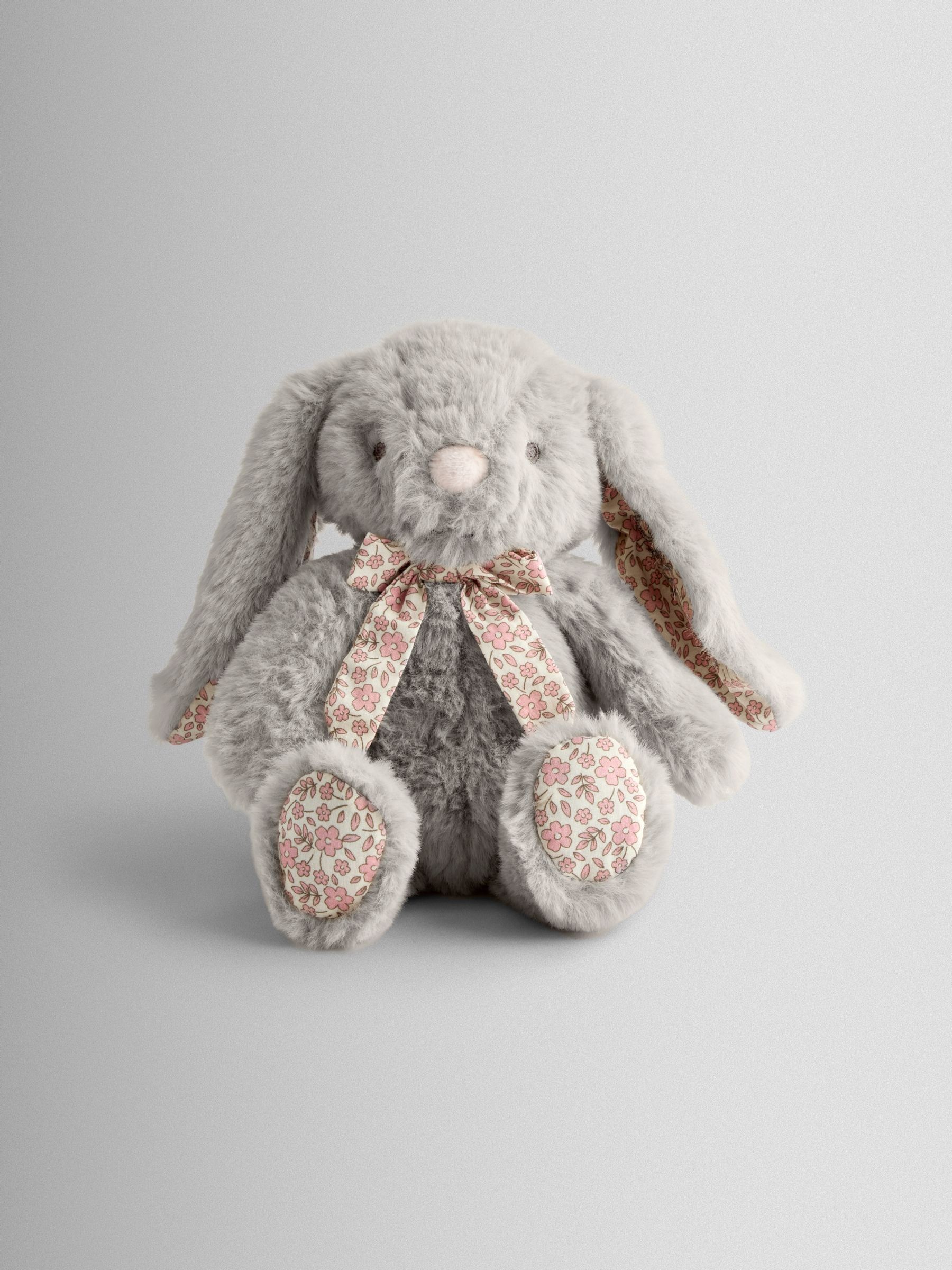 Personalised Floral Billie Bunny Soft Toy Plushie Small - Image 1 of 4