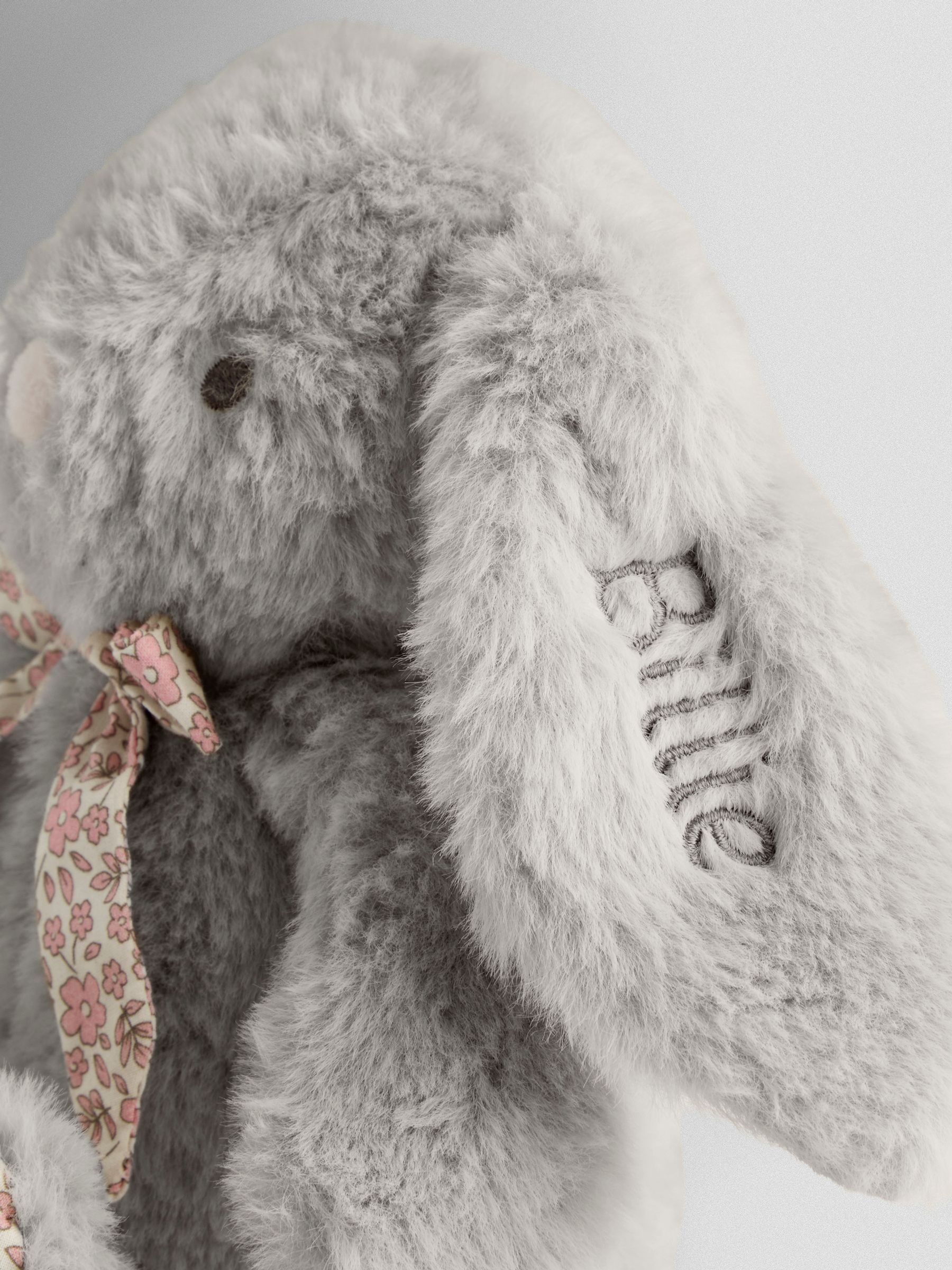 Personalised Floral Billie Bunny Soft Toy Plushie Small - Image 4 of 4