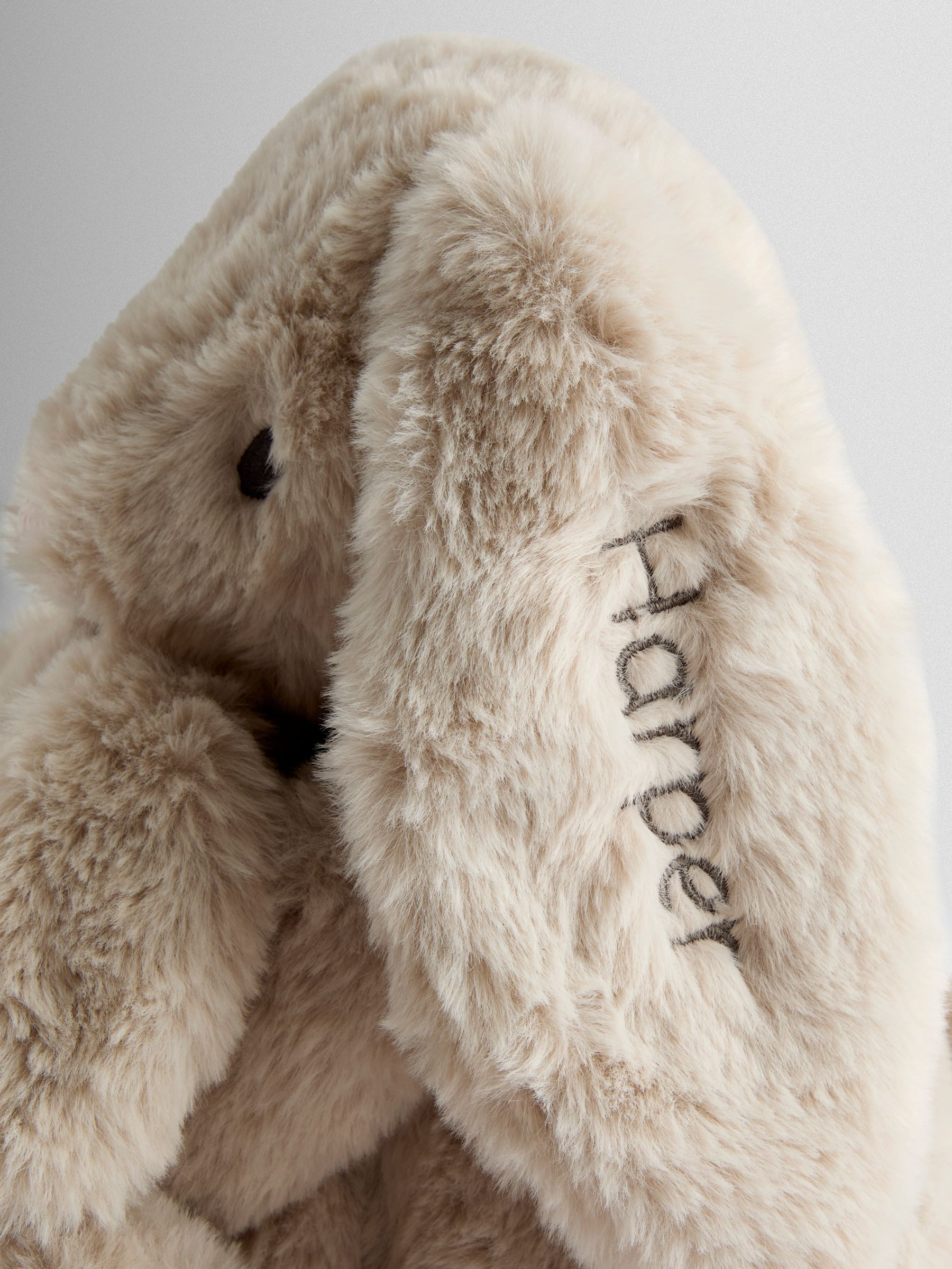 Brown Personalised Mummy and Baby Bunny Soft Toy Plushie - Image 4 of 4