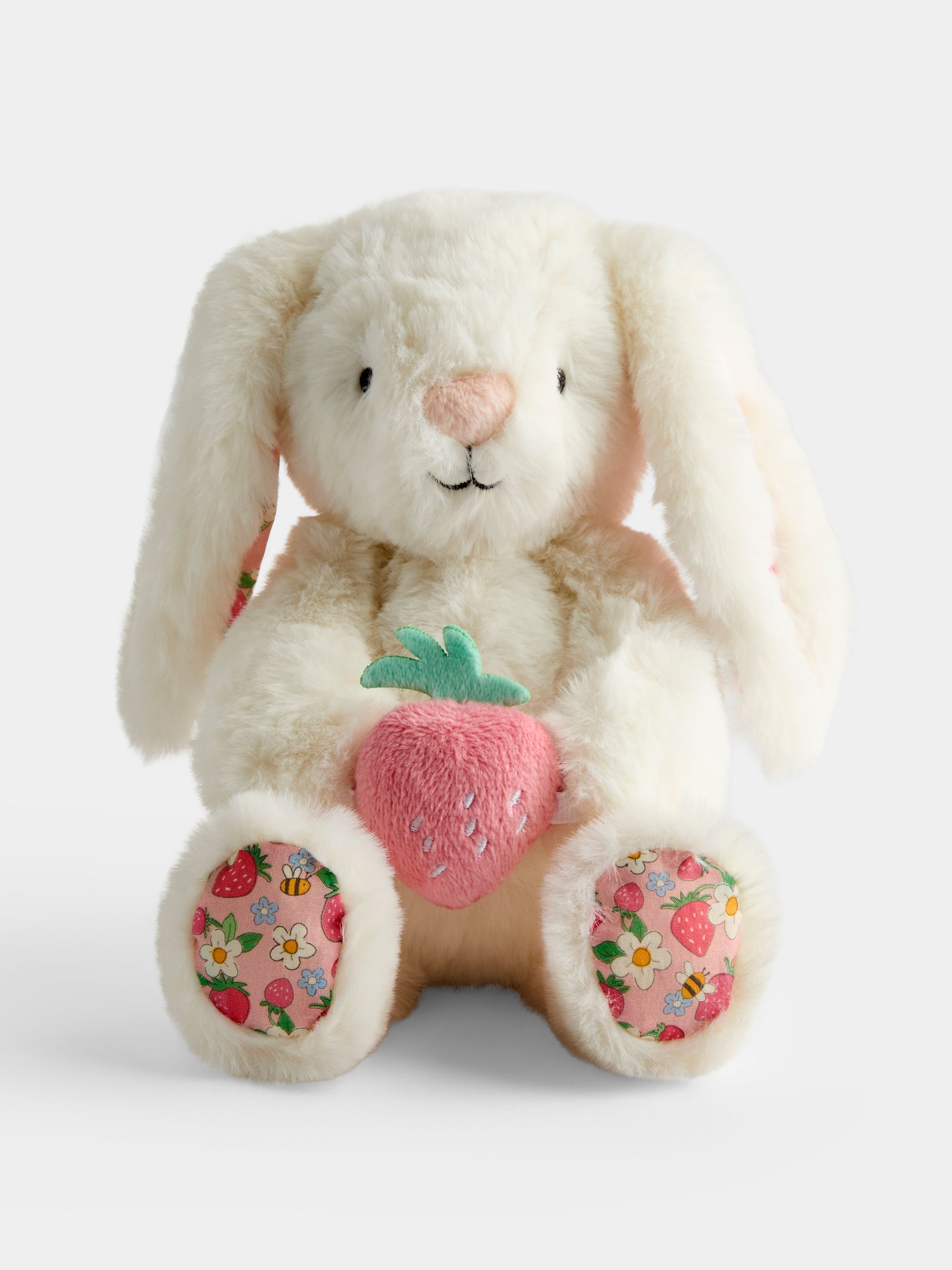 Personalised Strawberry Betsy Bunny Soft Toy Plushie Small - Image 3 of 4