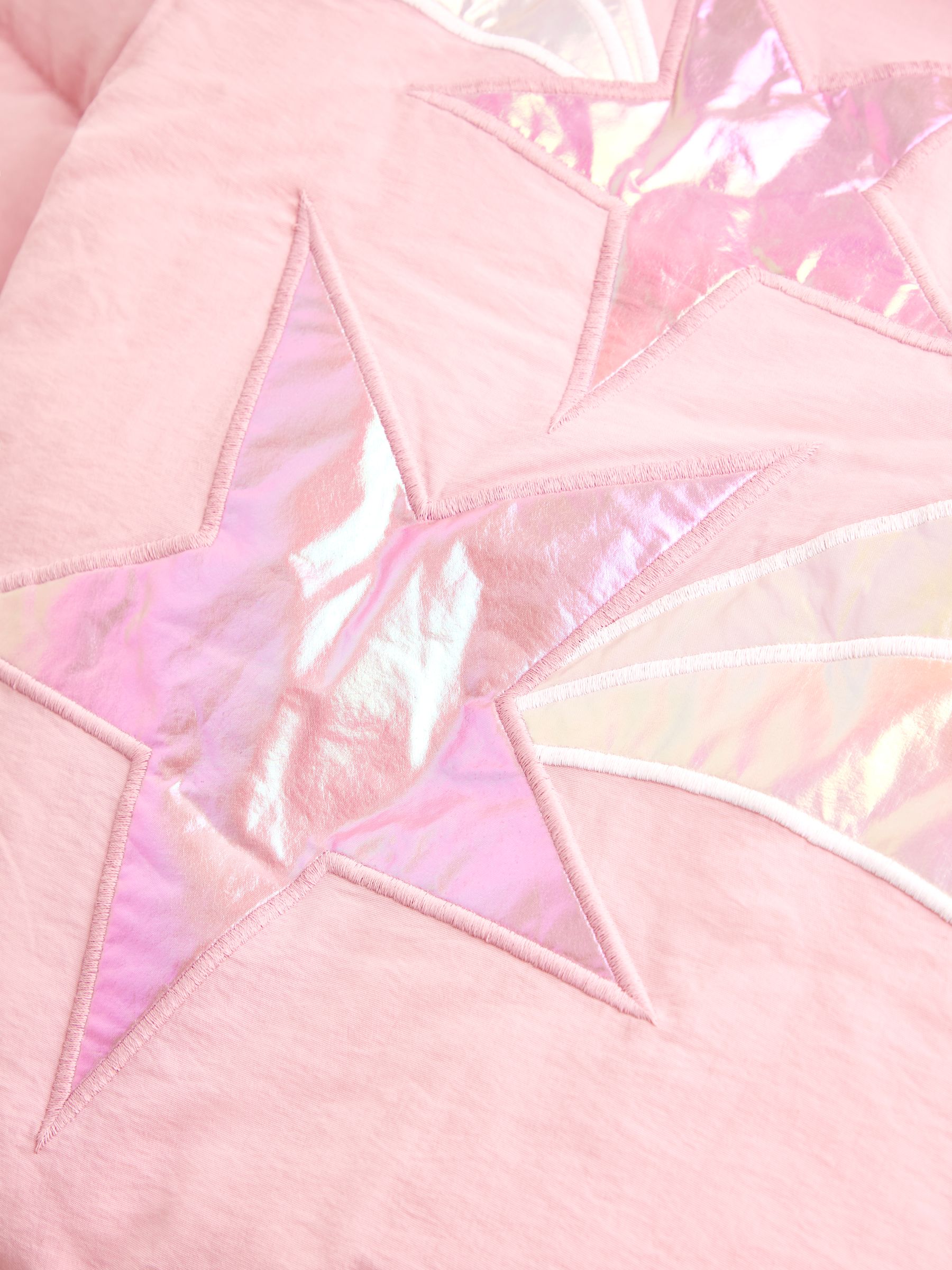 Pink Metallic Puffer Jacket - Image 6 of 6