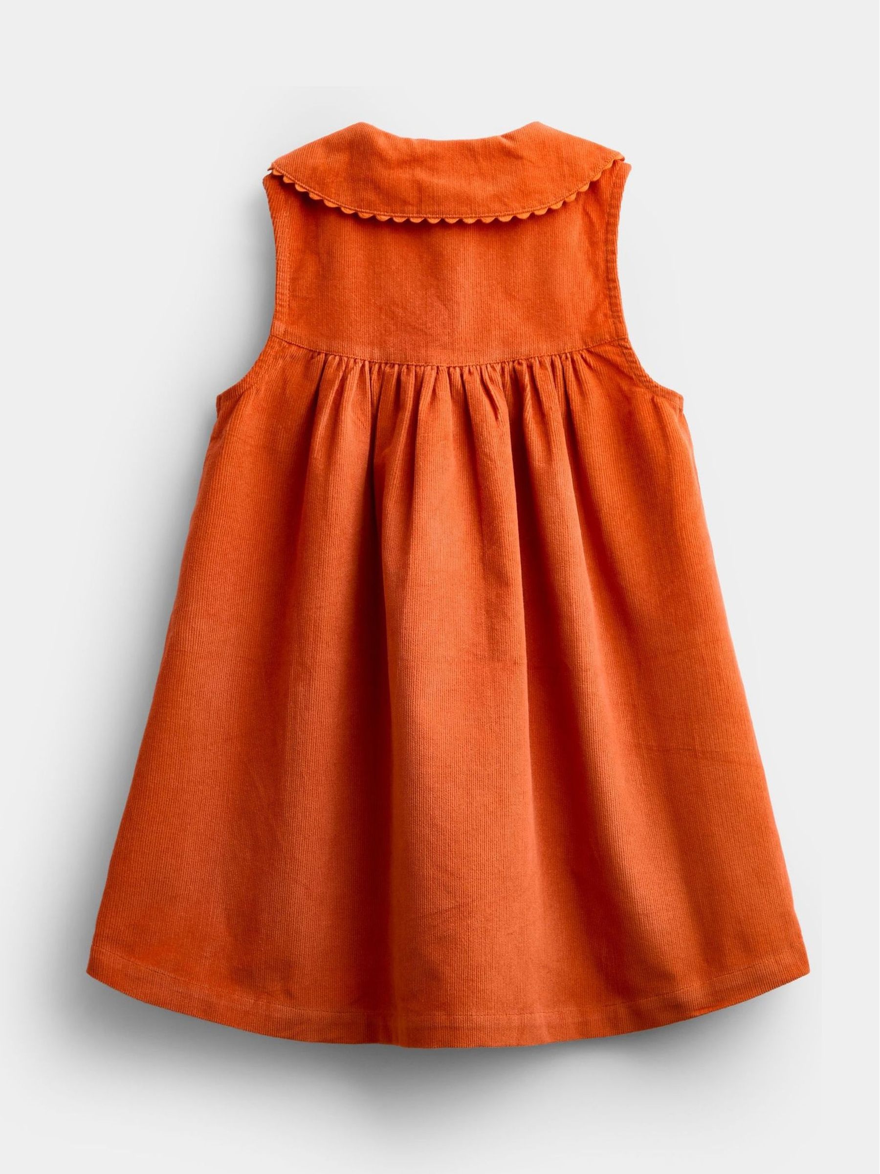 Rust Orange Fox Pocket Baby Dress & Body Set - Image 5 of 6