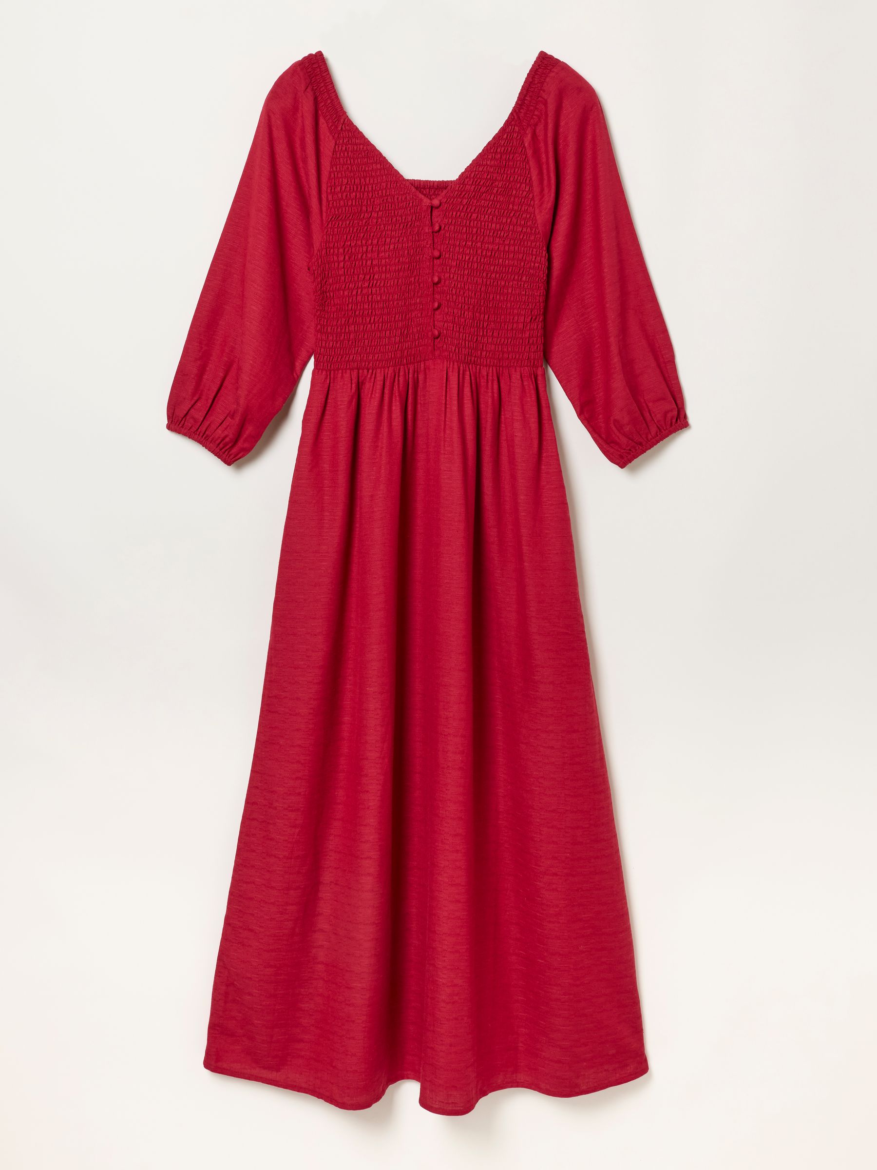 Adele Red Petite Midi Dress - Image 5 of 5