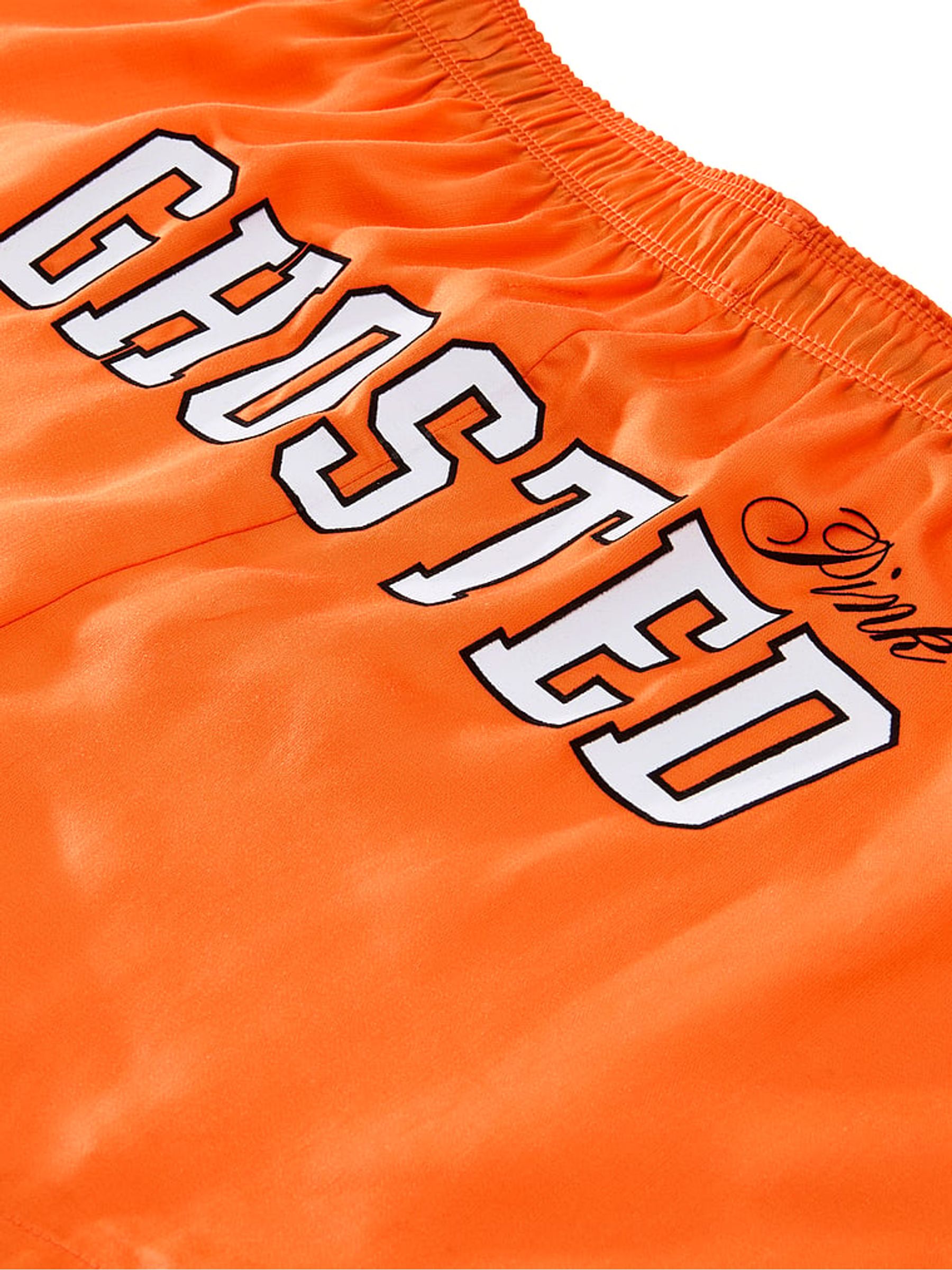 Orange Ghosted Print Pyjamas Short Bottoms - Image 3 of 3