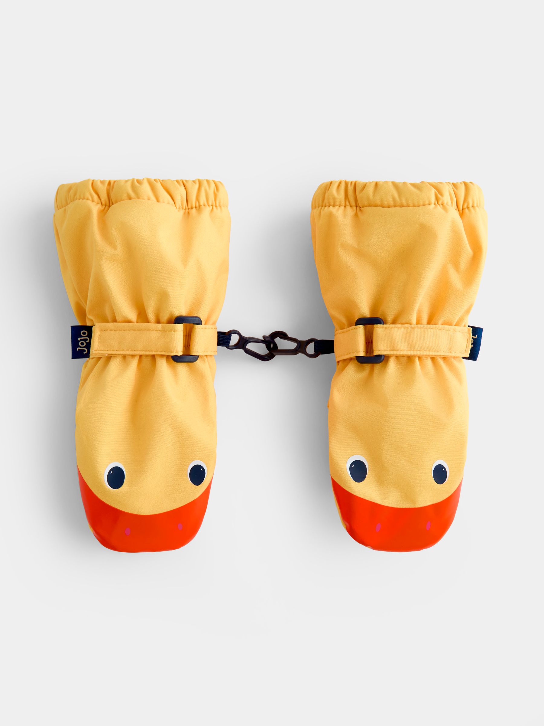 Yellow Duck Fleece Lined Mittens - Image 1 of 4