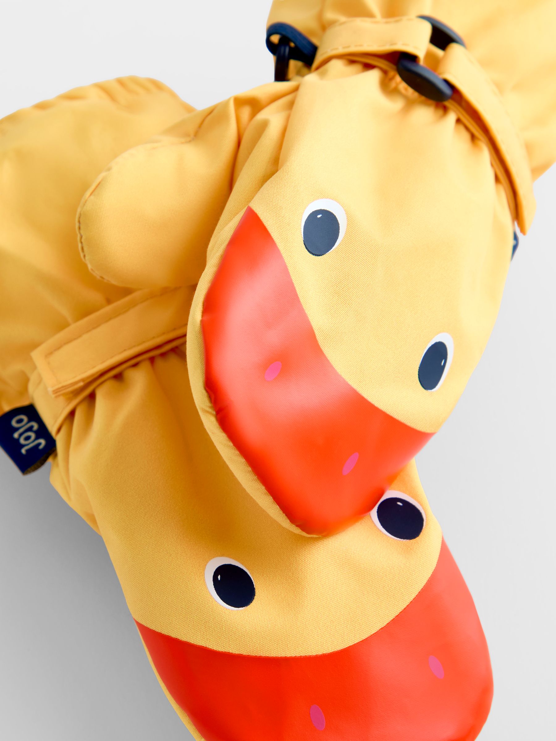 Yellow Duck Fleece Lined Mittens - Image 4 of 4