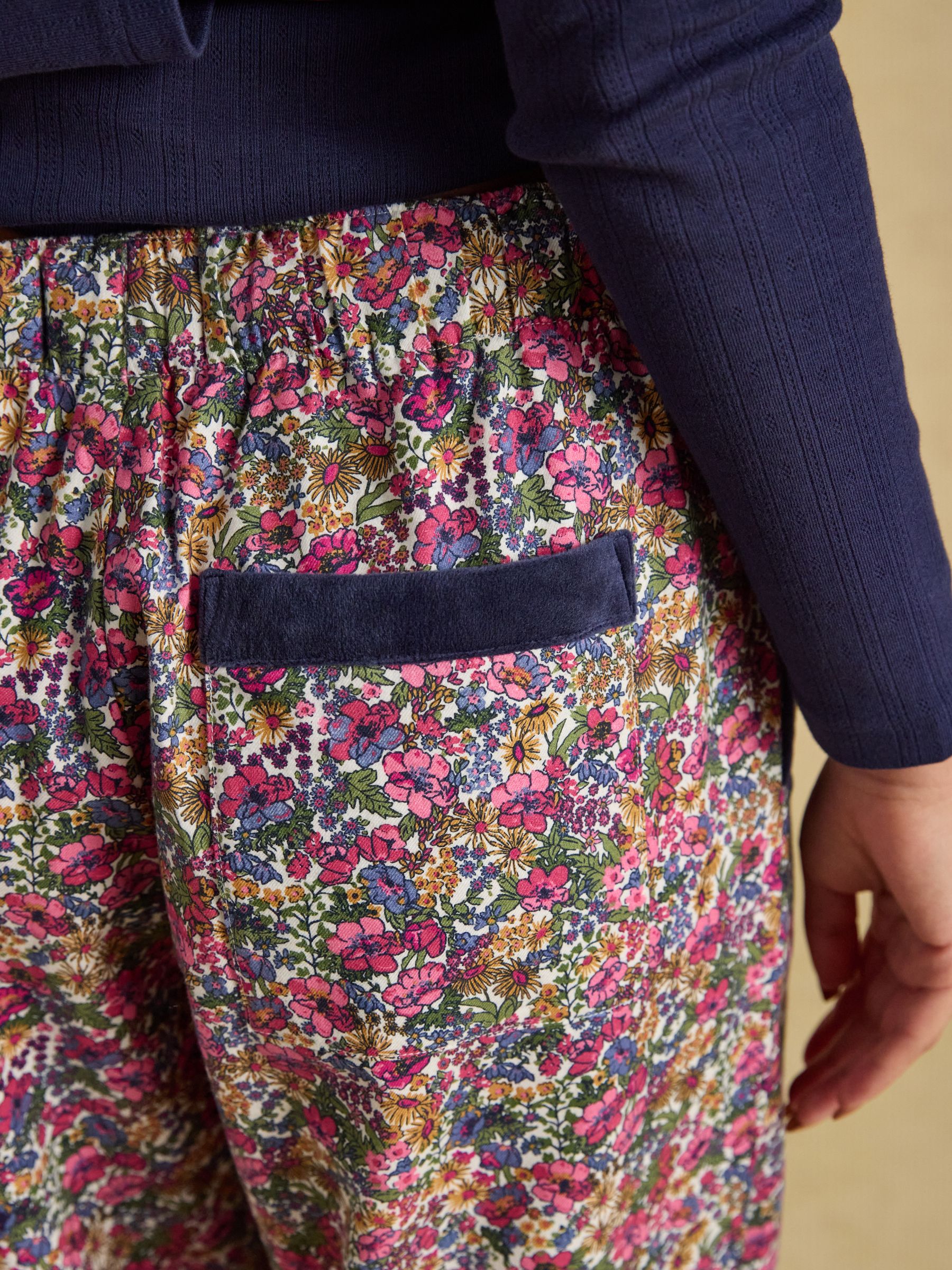 Cream Woven Brushed Cotton Pyjama Bottoms - Image 7 of 8