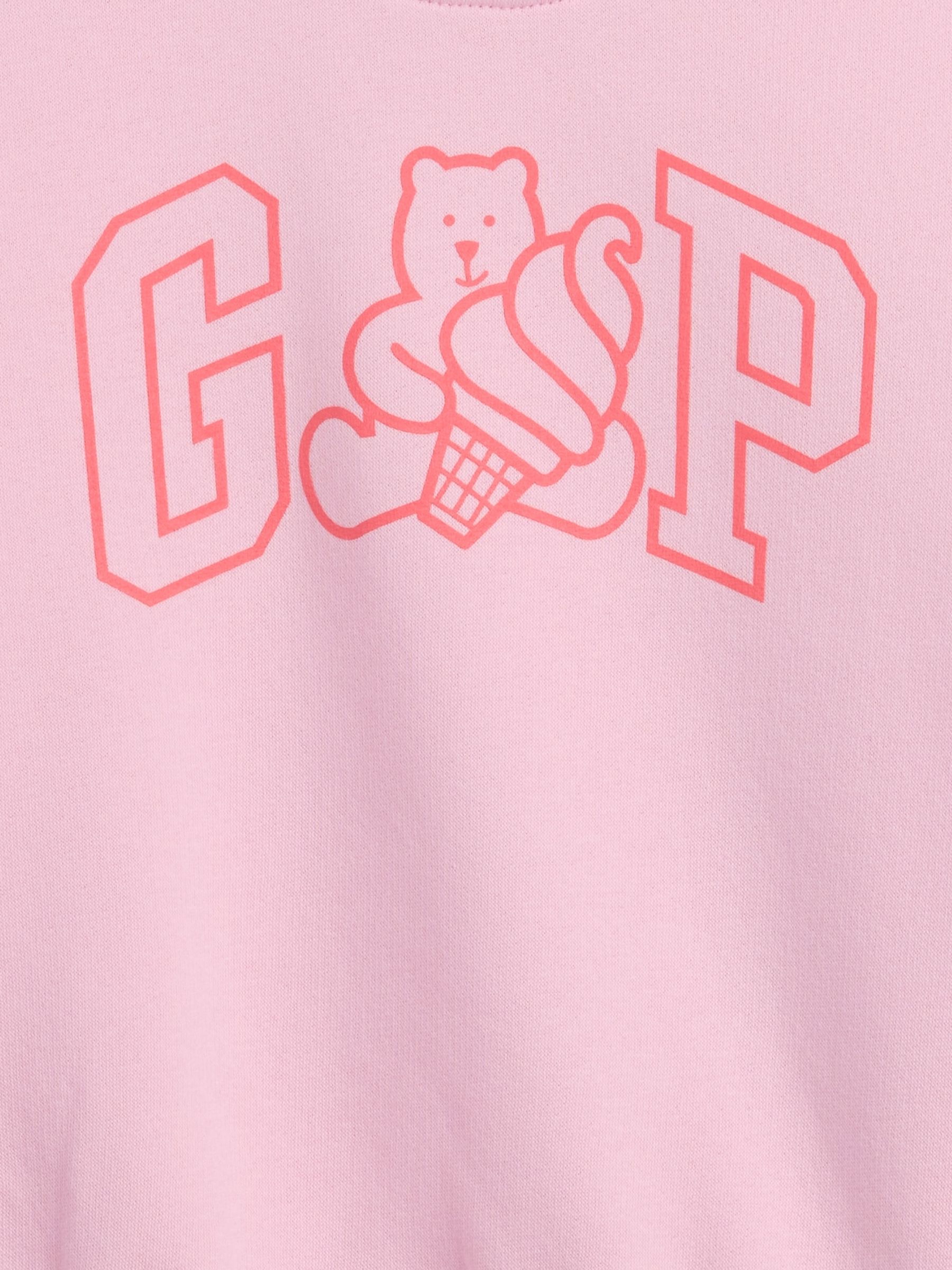 Pink Logo Relaxed Crew Neck Sweatshirt (6mths-5yrs) - Image 3 of 3