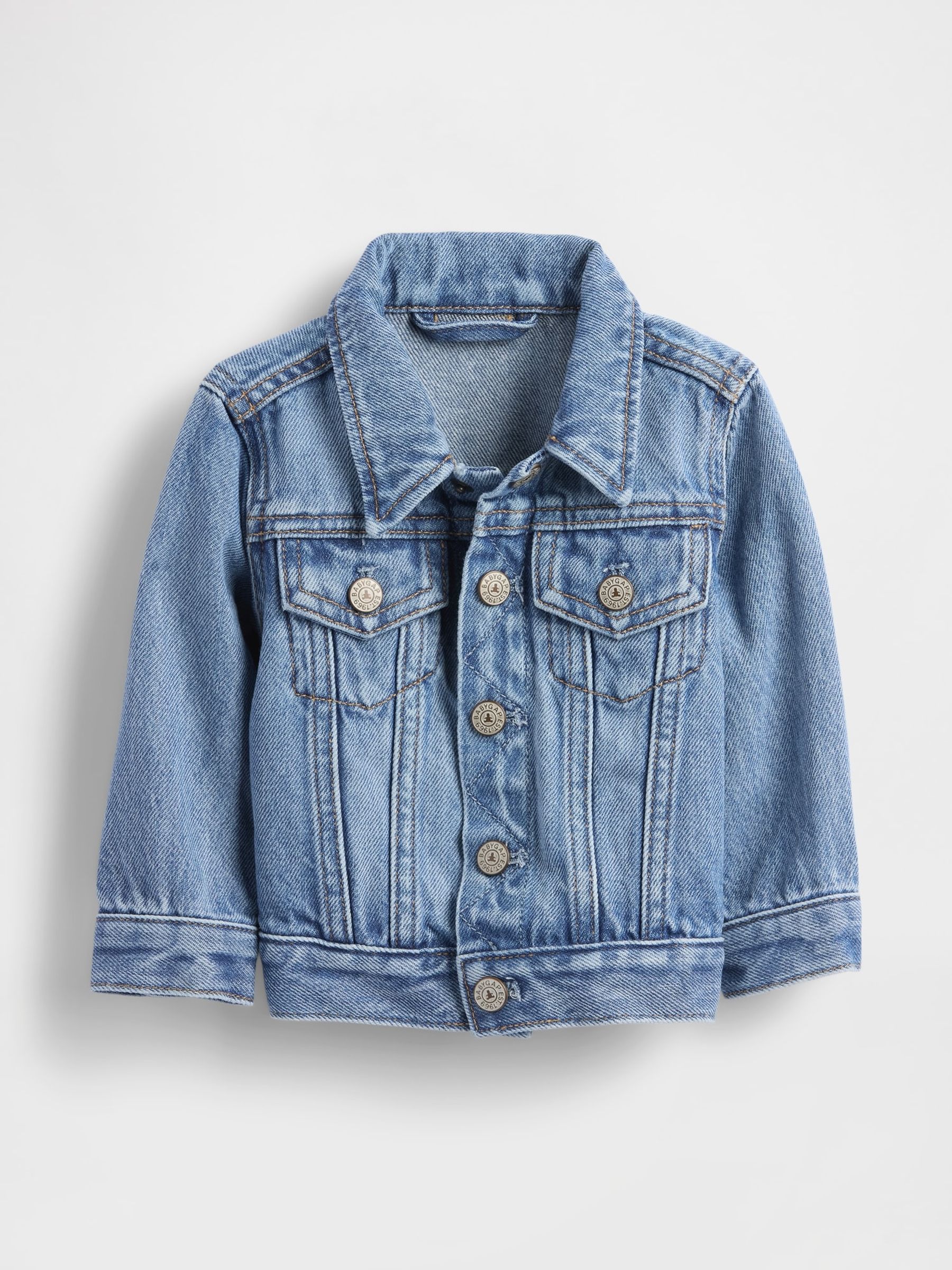 Medium Wash UltraSoft Icon Denim Jacket - Image 1 of 4