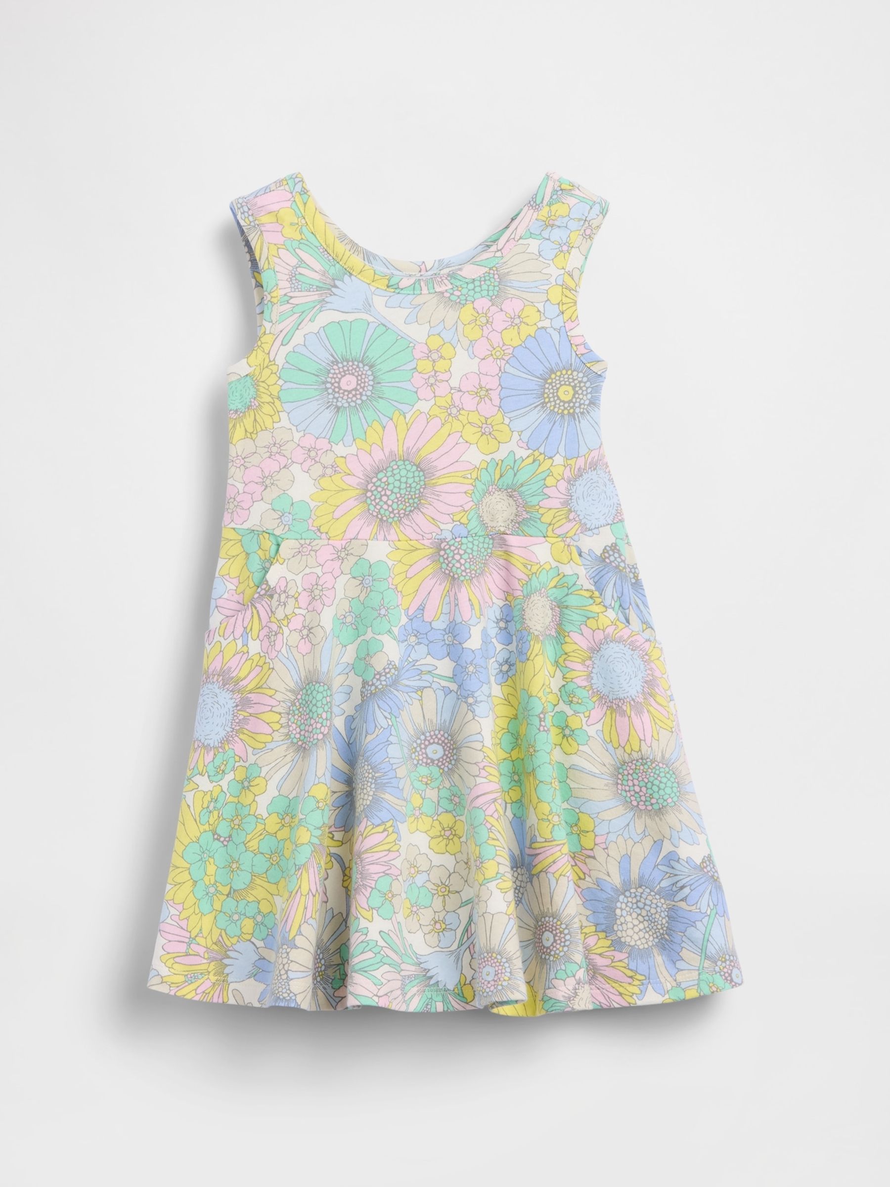 Floral Mix and Match Twirl Vest Dress - Image 2 of 4