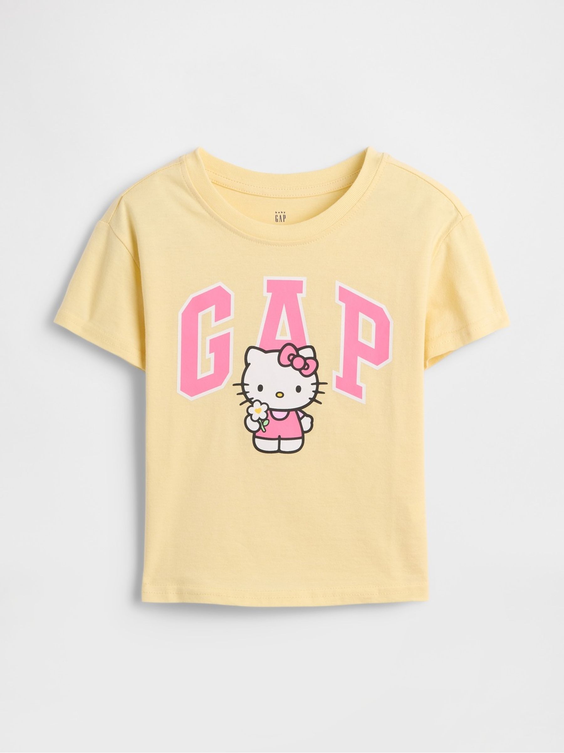 Yellow Hello Kitty Hello Kitty Graphic Short Sleeve T-Shirt - Image 1 of 2