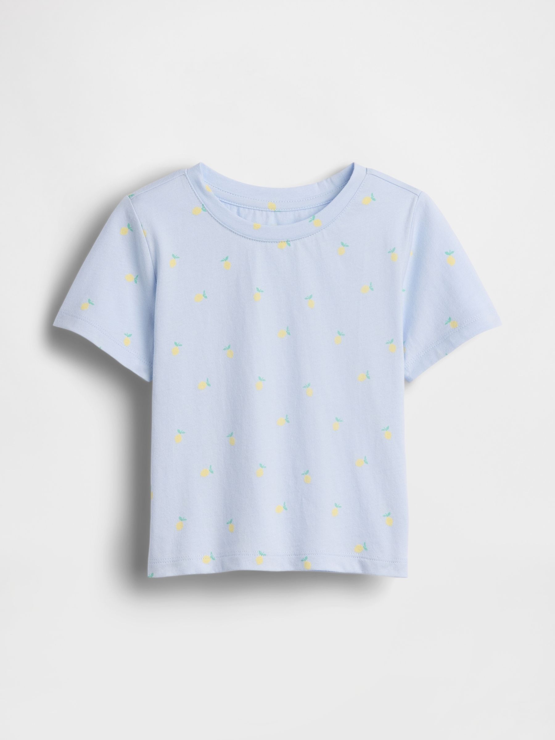 Blue Lemon Print Short Sleeve T-Shirt - Image 1 of 2