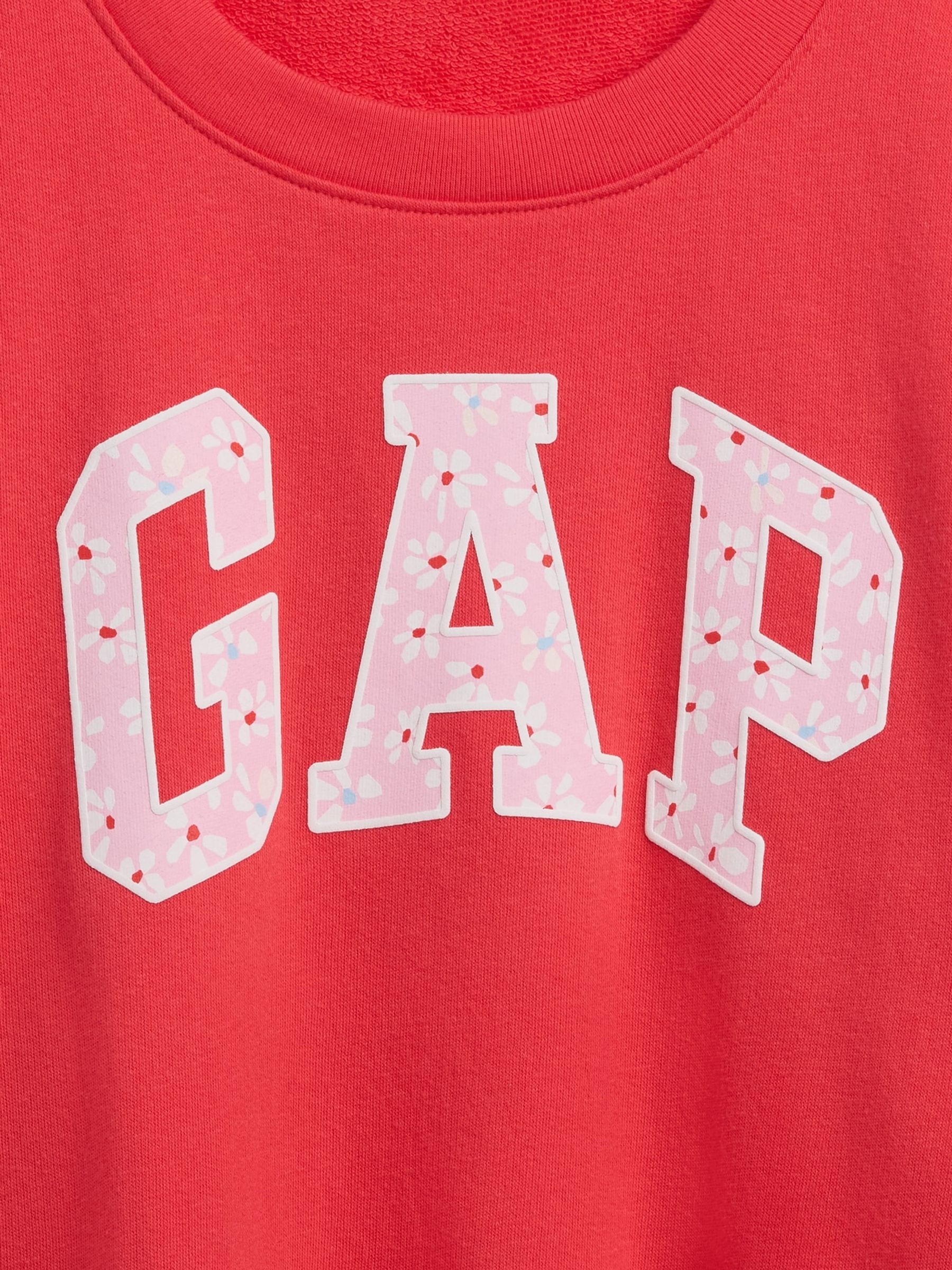 Red Oversized Wedge French Terry Sweatshirt (4-13yrs) - Image 3 of 3