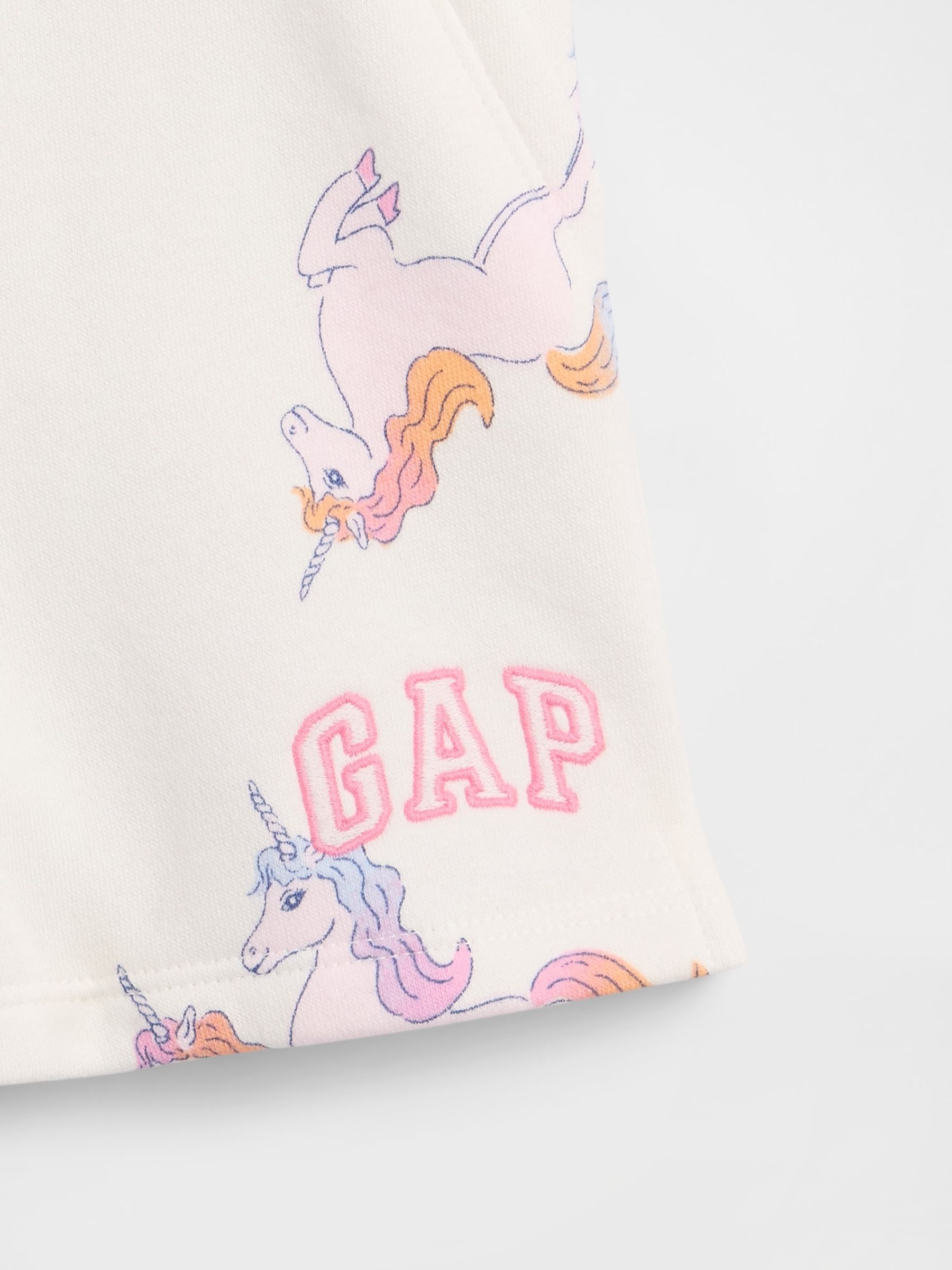 White Print Pull On Logo Shorts (6mths-5yrs) - Image 3 of 3 White Print Pull On Logo Shorts (6mths-5yrs) - Image 3 of 3