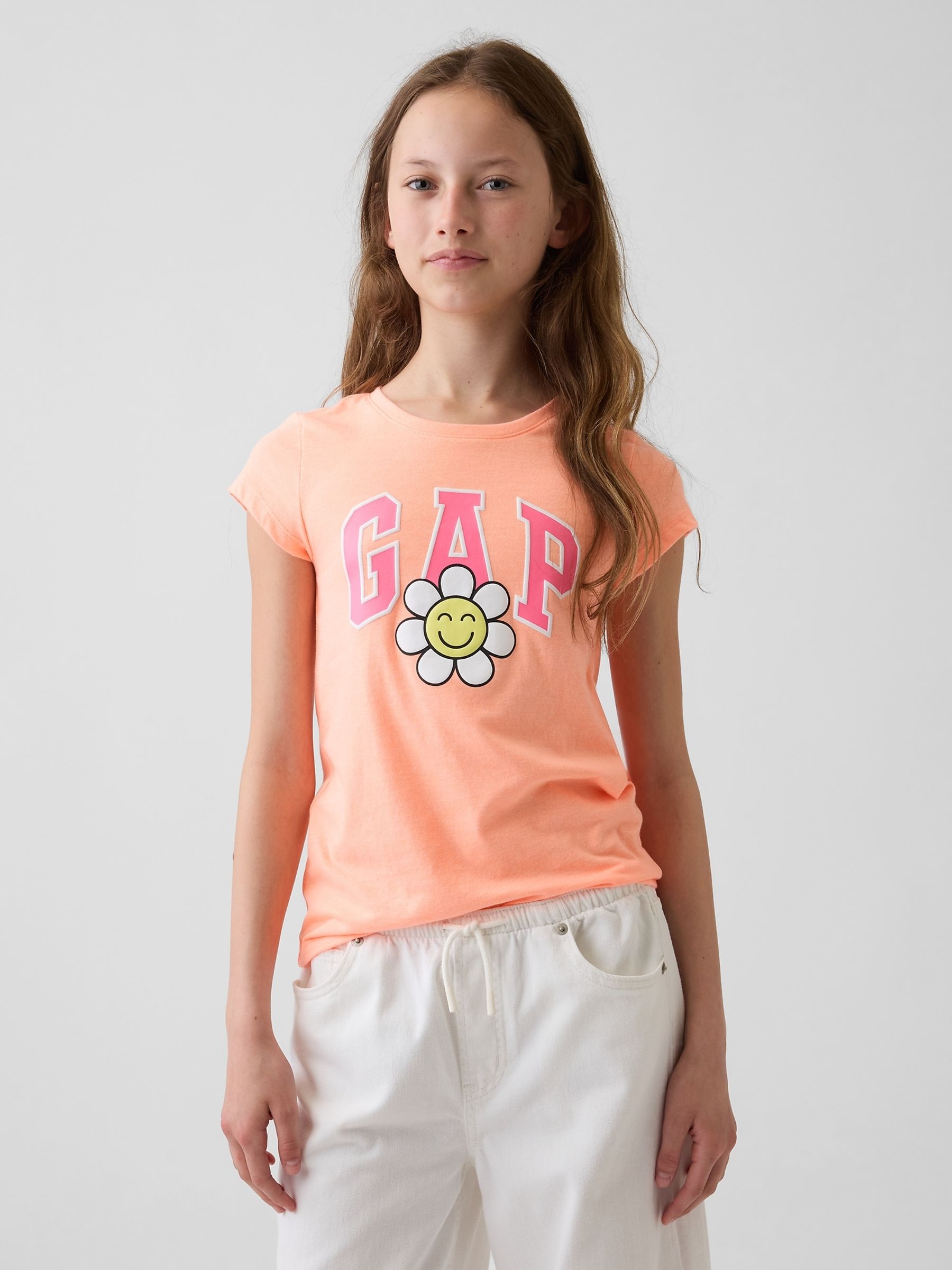 Orange Short Sleeve Logo T-Shirt (4-13yrs) - Image 1 of 4