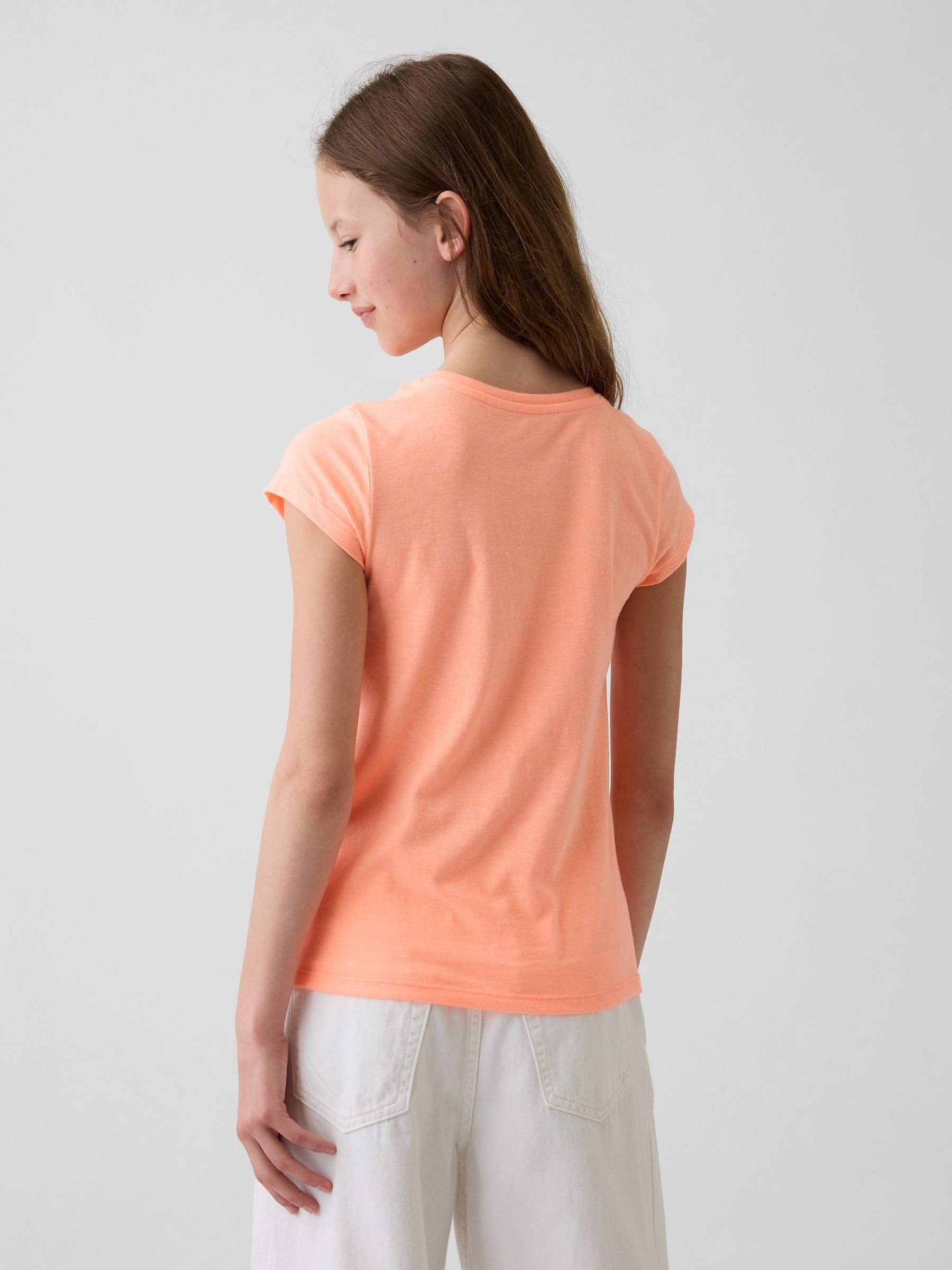Orange Short Sleeve Logo T-Shirt (4-13yrs) - Image 2 of 4