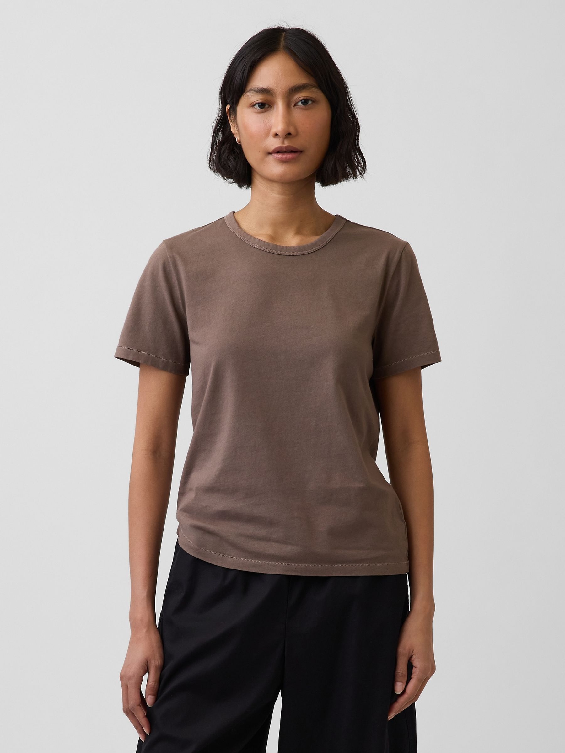 Brown Vintage Soft Short Sleeve T-Shirt - Image 1 of 4
