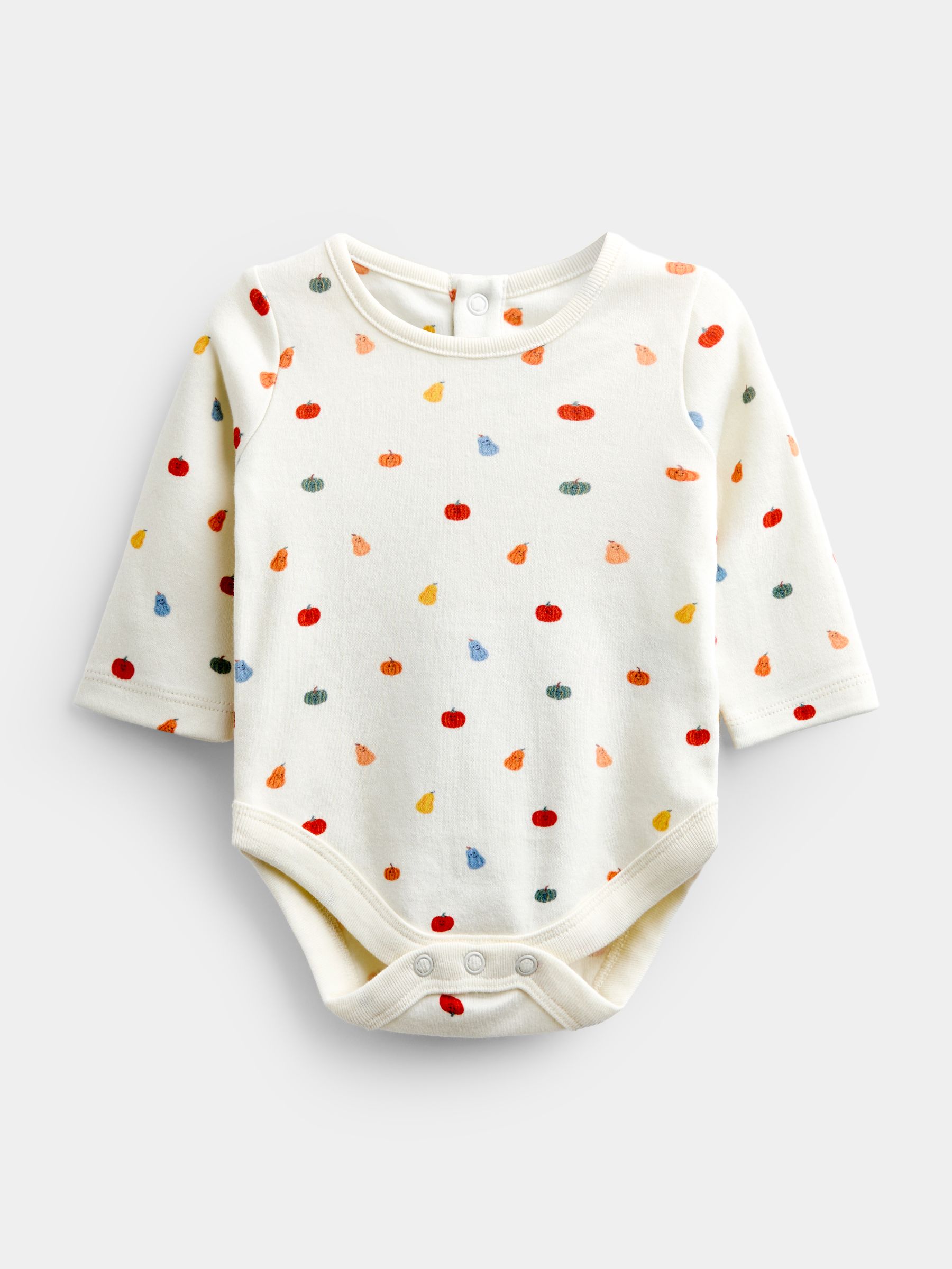 Orange Pumpkin 2-Piece Dungaree & Bodysuit Set - Image 2 of 7