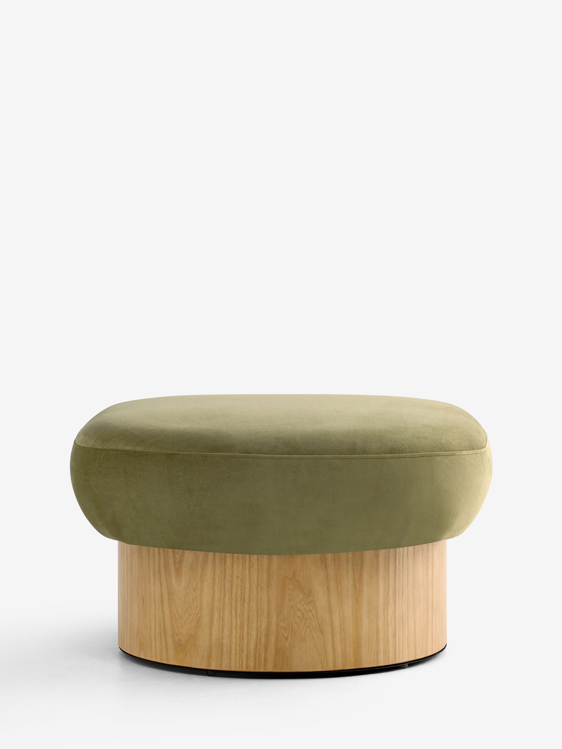 Novara Storage Footstool in Fern Green Velvet - Image 5 of 5