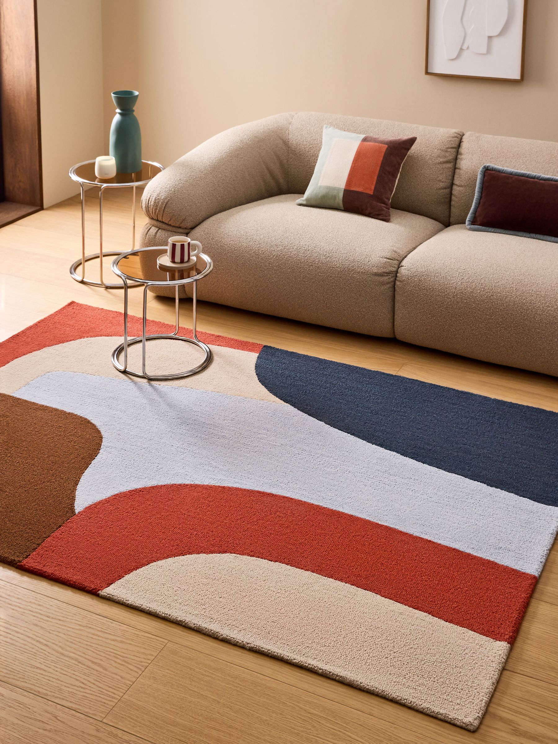 Cecile Wool Rug in Natural - Image 1 of 5
