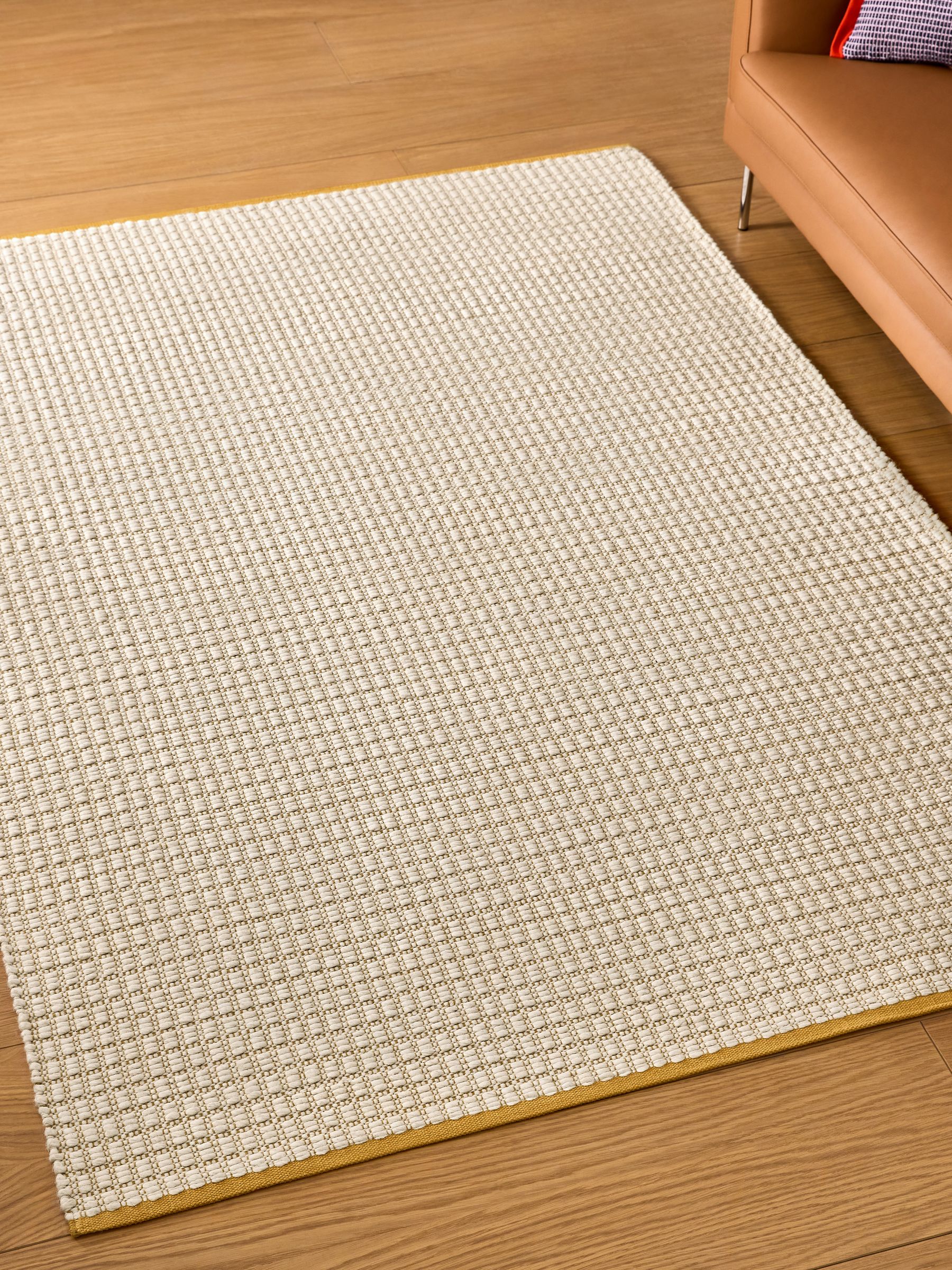 Kai Rug in Ochre Yellow - Image 1 of 4 Kai Rug in Ochre Yellow - Image 1 of 4