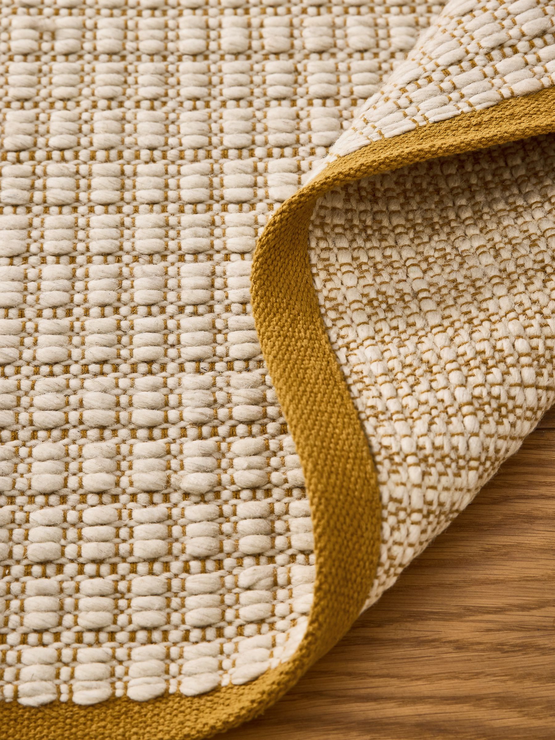 Kai Rug in Ochre Yellow - Image 4 of 4