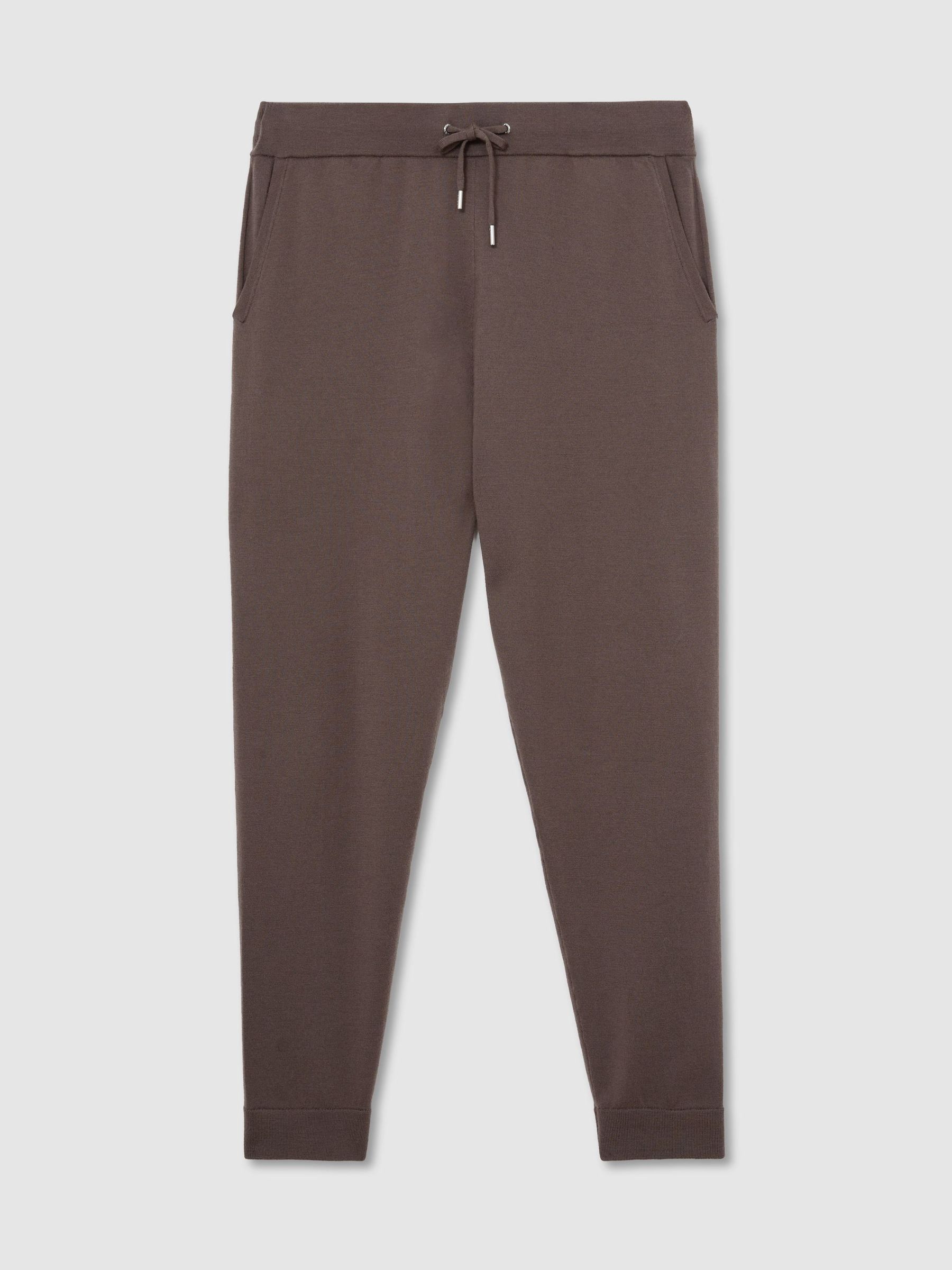 Merino Wool-Blend Cuffed Joggers in Ridge Brown - Image 2 of 6 Merino Wool-Blend Cuffed Joggers in Ridge Brown - Image 2 of 6