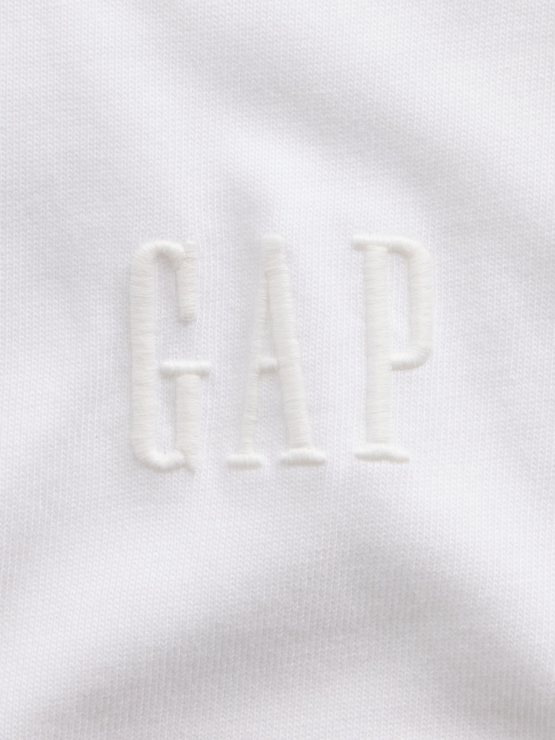 White Heavyweight Relaxed Logo Short Sleeve T-Shirt - Image 4 of 4