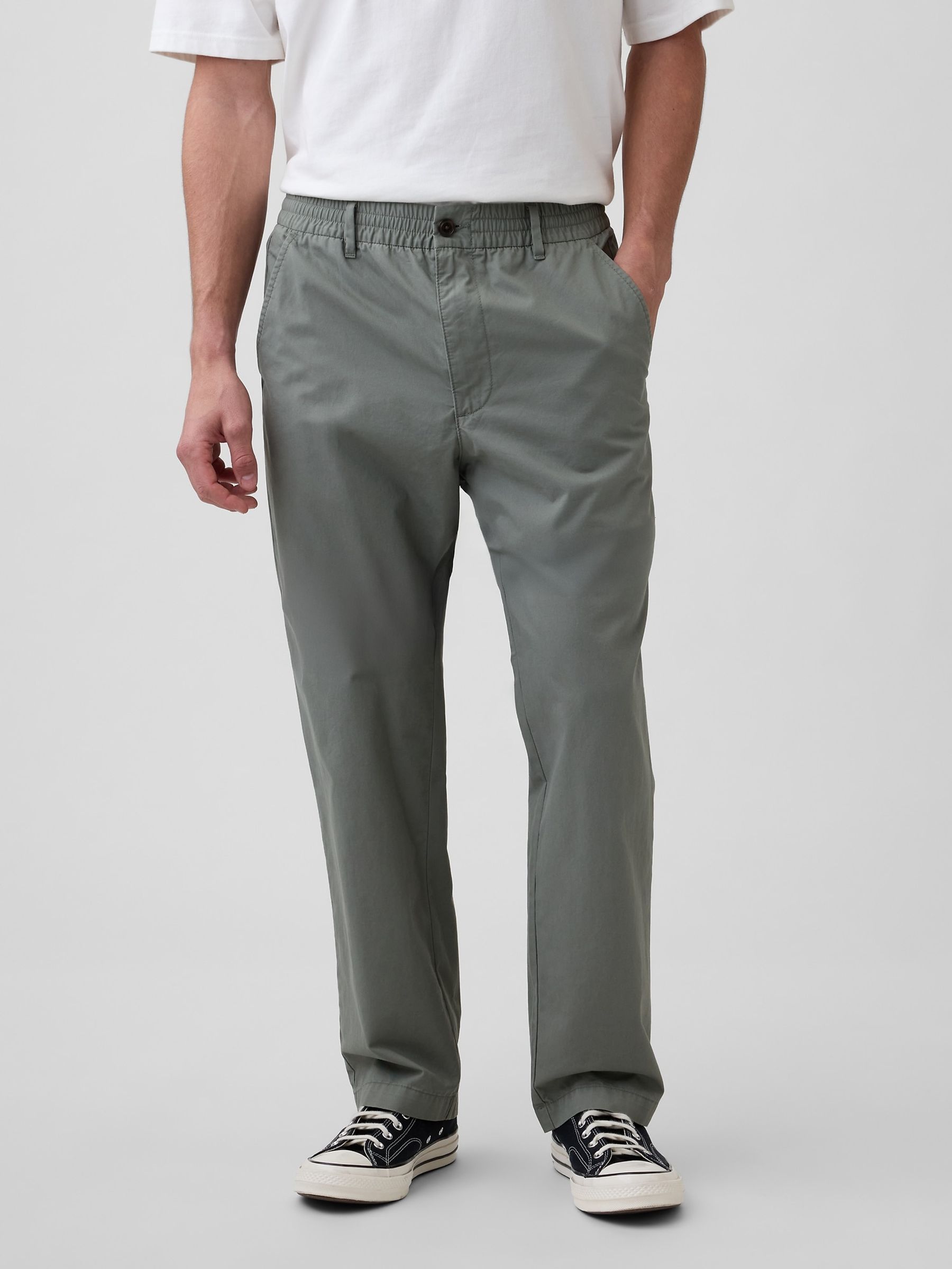 Green Easy Relaxed Chinos - Image 1 of 6