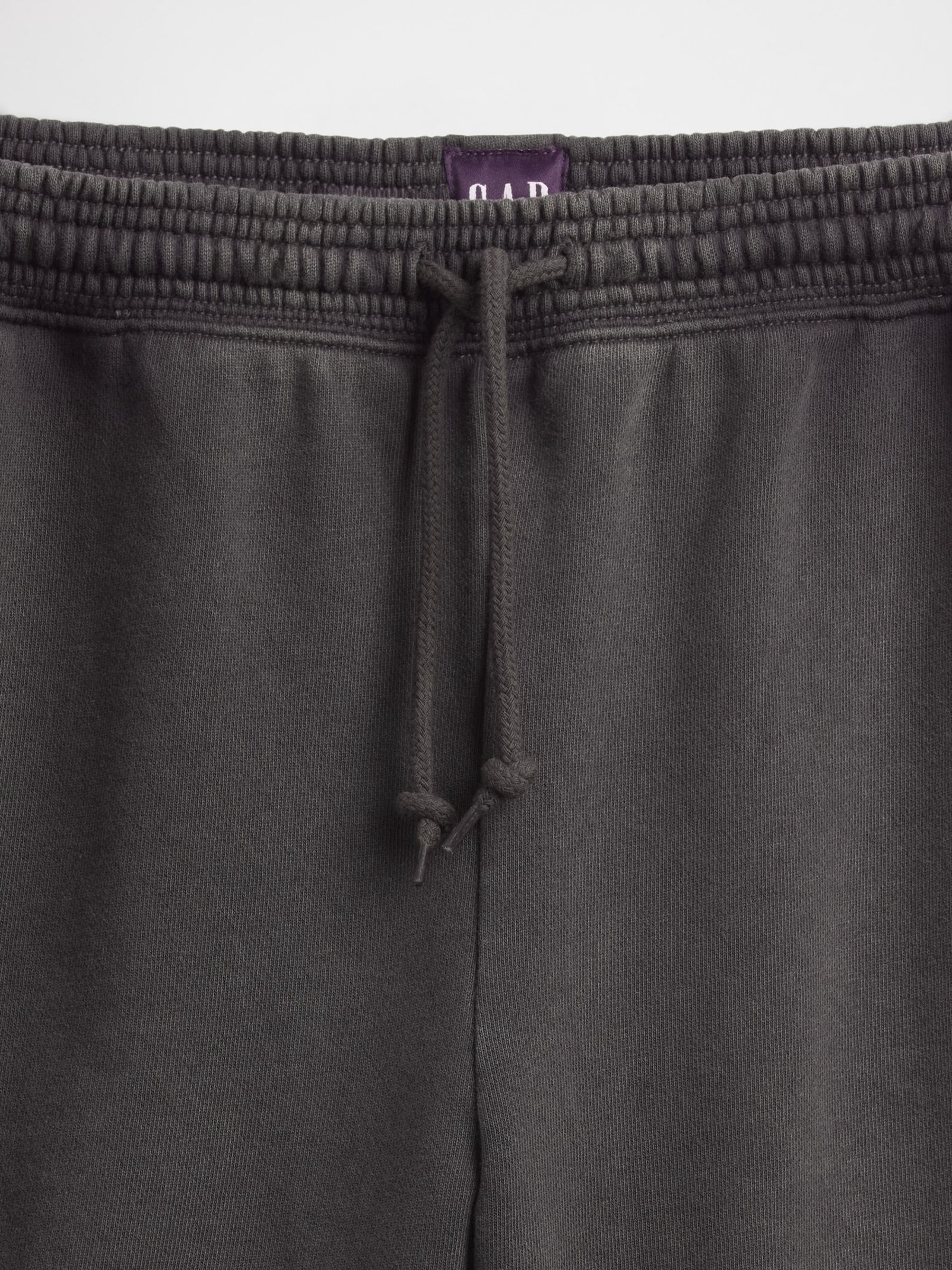 Black Heavyweight French Terry Sweat Shorts - Image 6 of 6