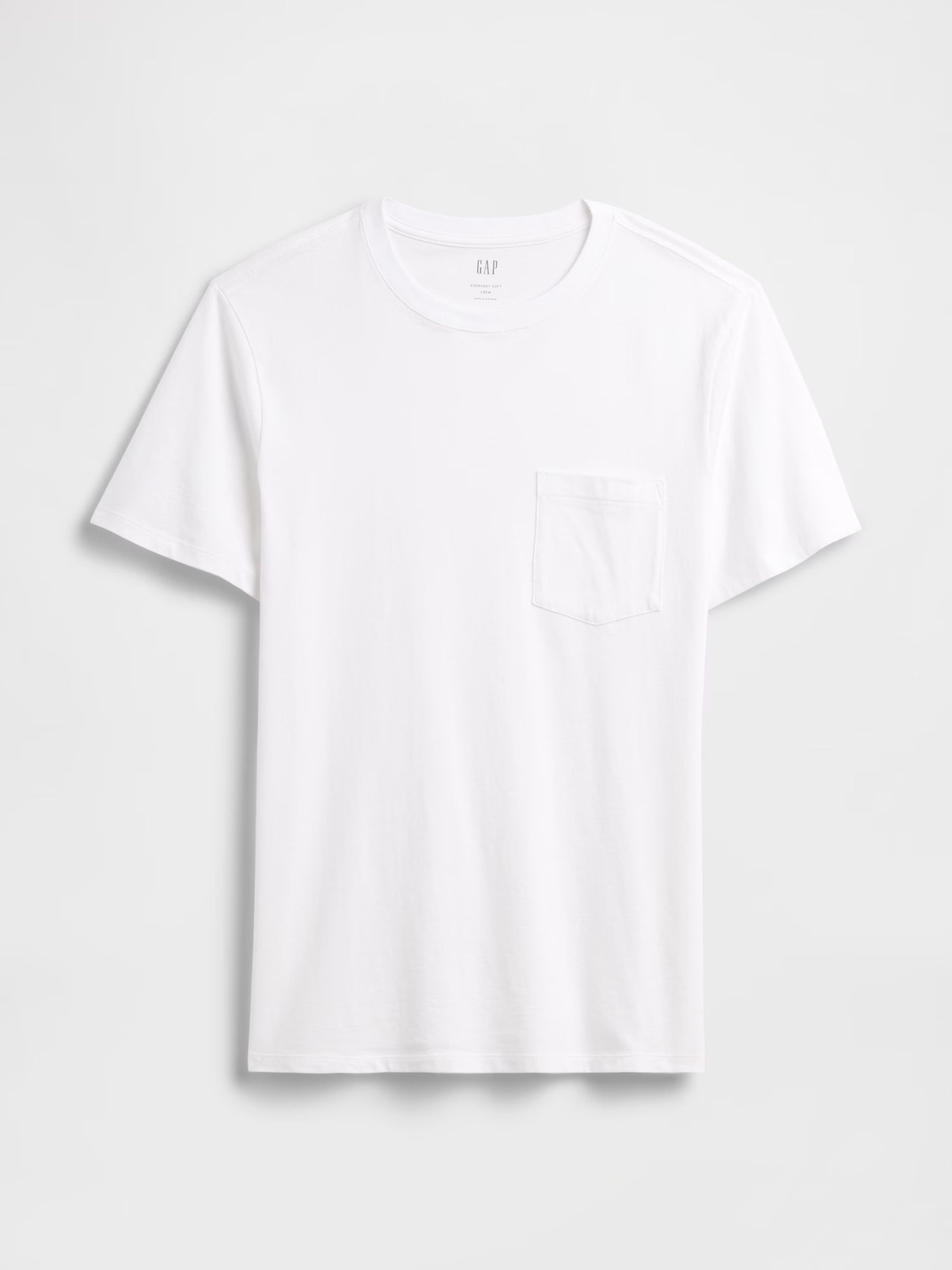 White Everyday Soft Pocket T-Shirt - Image 4 of 5