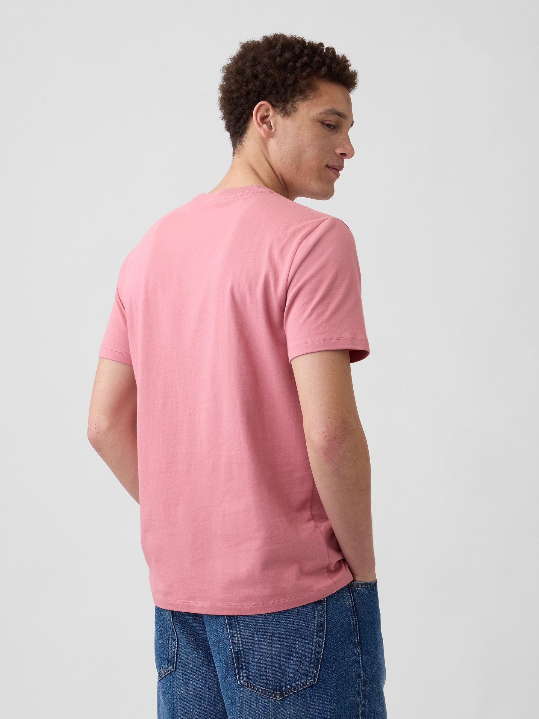 Pink Everyday Soft Mini Logo Short Sleeve T-Shirt - Image 2 of 4
