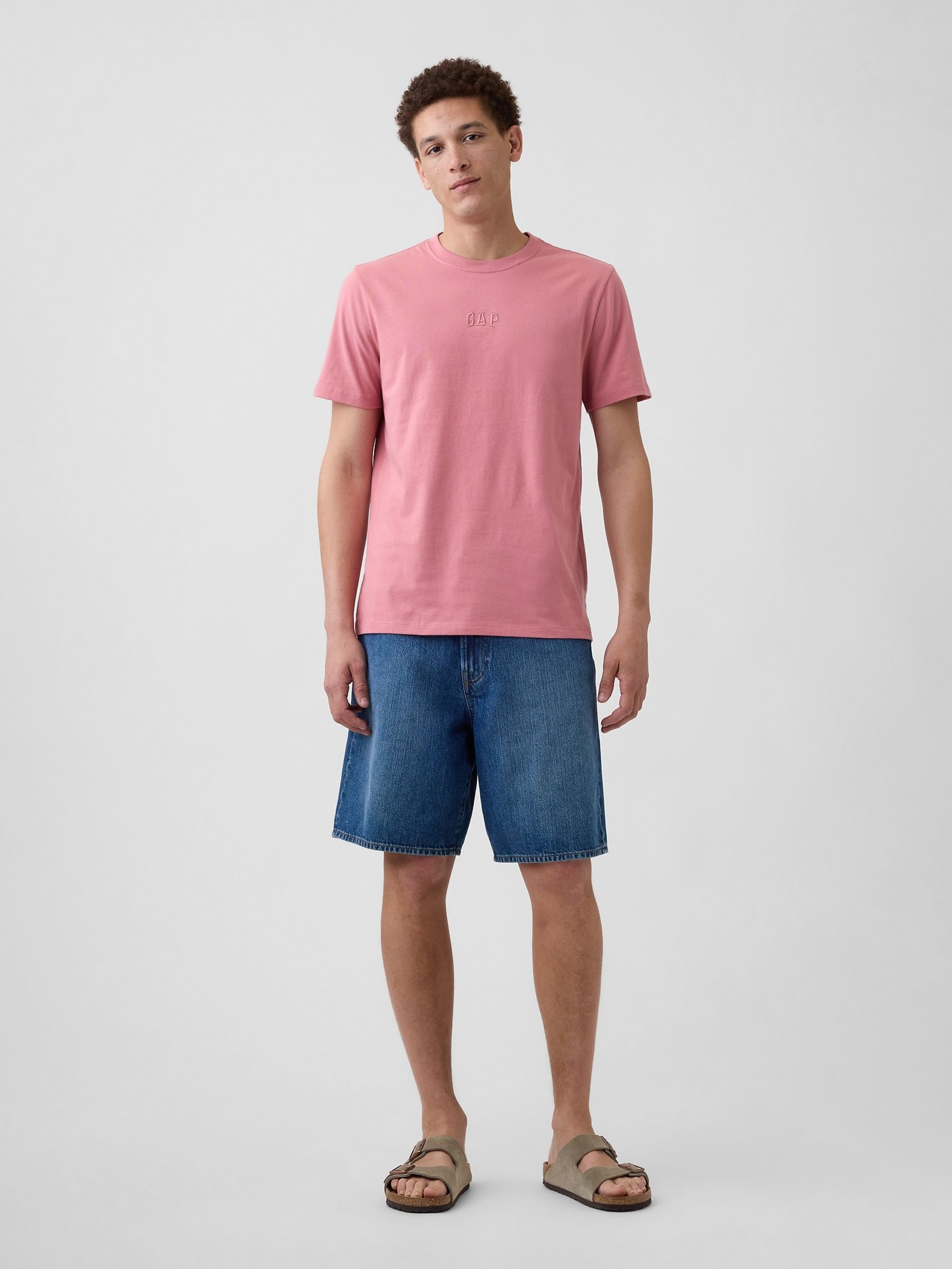 Pink Everyday Soft Mini Logo Short Sleeve T-Shirt - Image 3 of 4