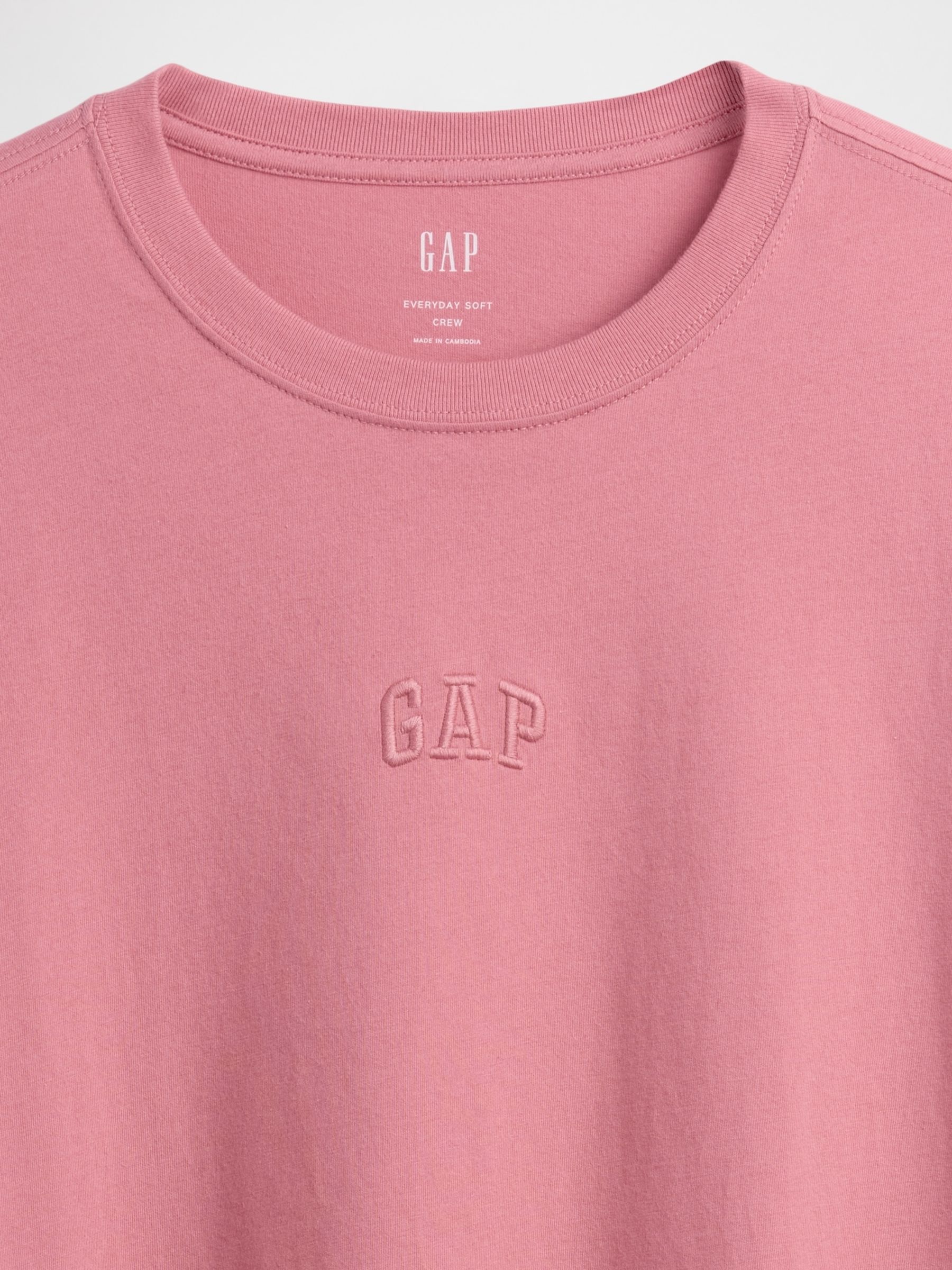 Pink Everyday Soft Mini Logo Short Sleeve T-Shirt - Image 4 of 4