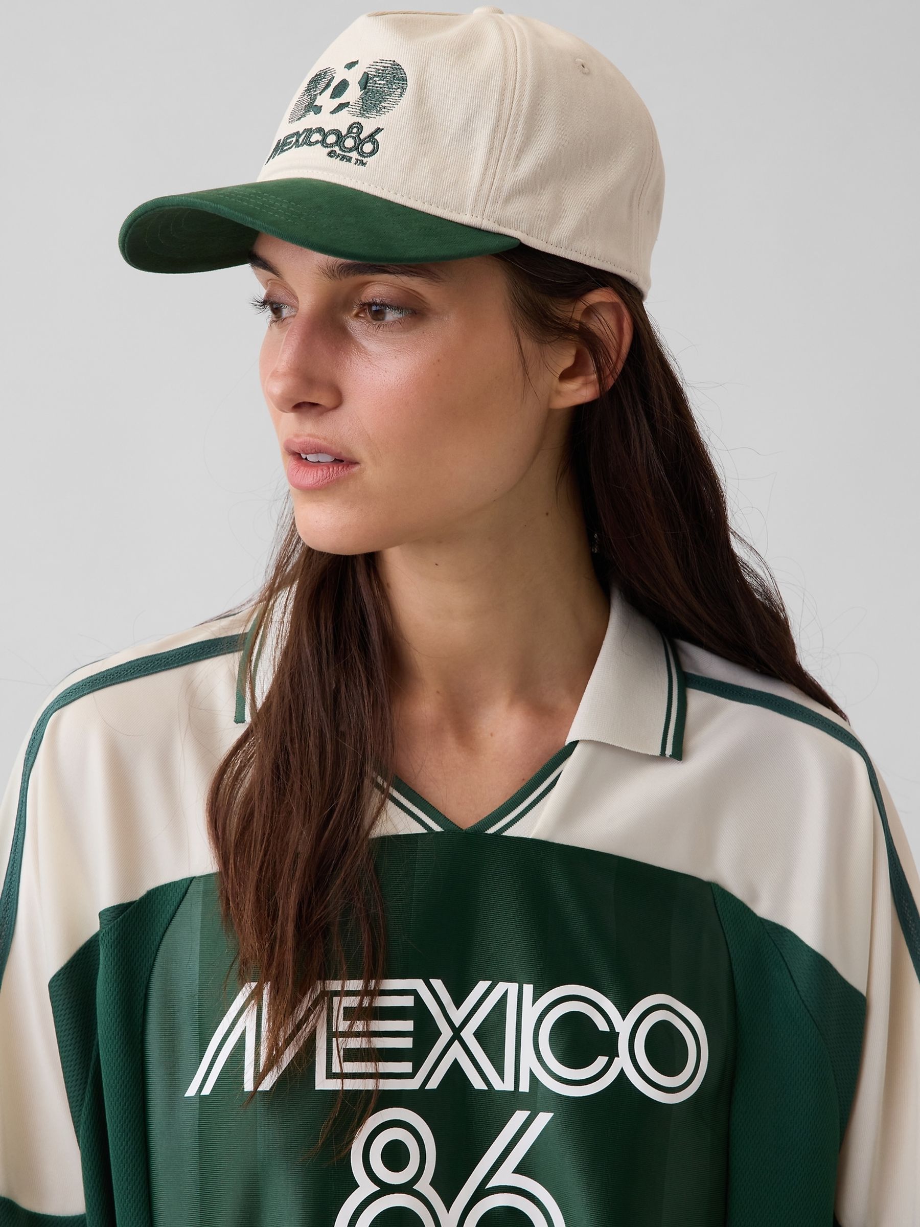 Cream/Green Mexico FIFA WORLD CUP™ Baseball Cap - Image 5 of 5 Cream/Green Mexico FIFA WORLD CUP™ Baseball Cap - Image 5 of 5