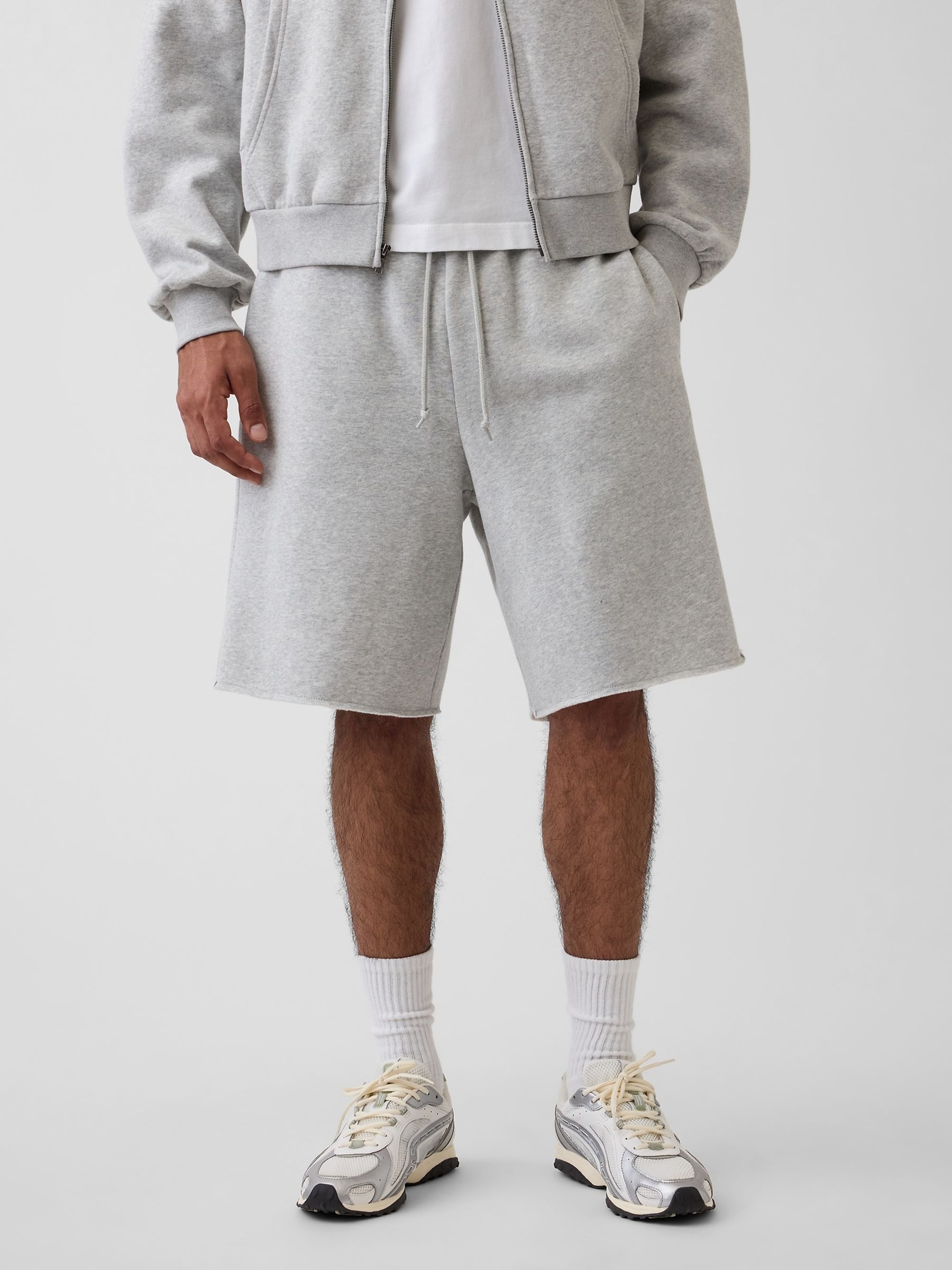 Grey VintageSoft Relaxed Sweat Shorts - Image 1 of 5