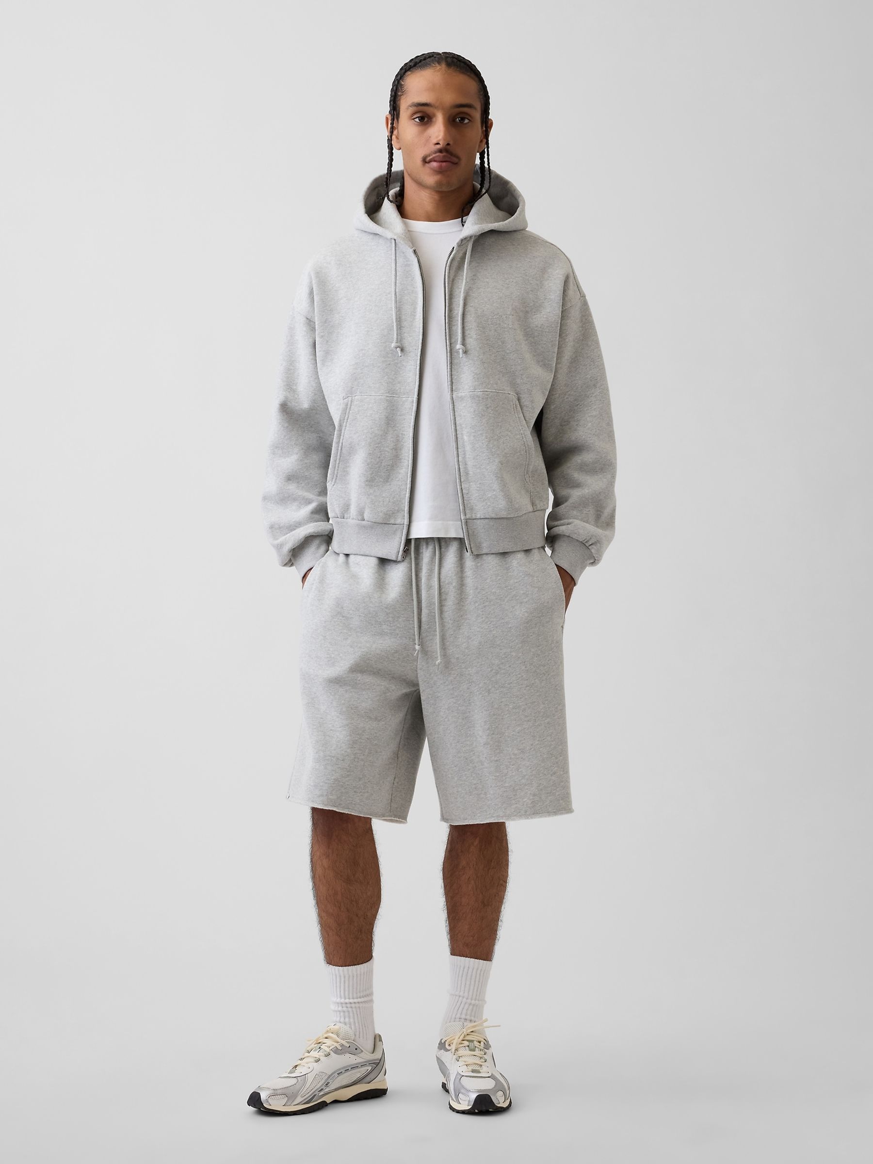 Grey VintageSoft Relaxed Sweat Shorts - Image 3 of 5