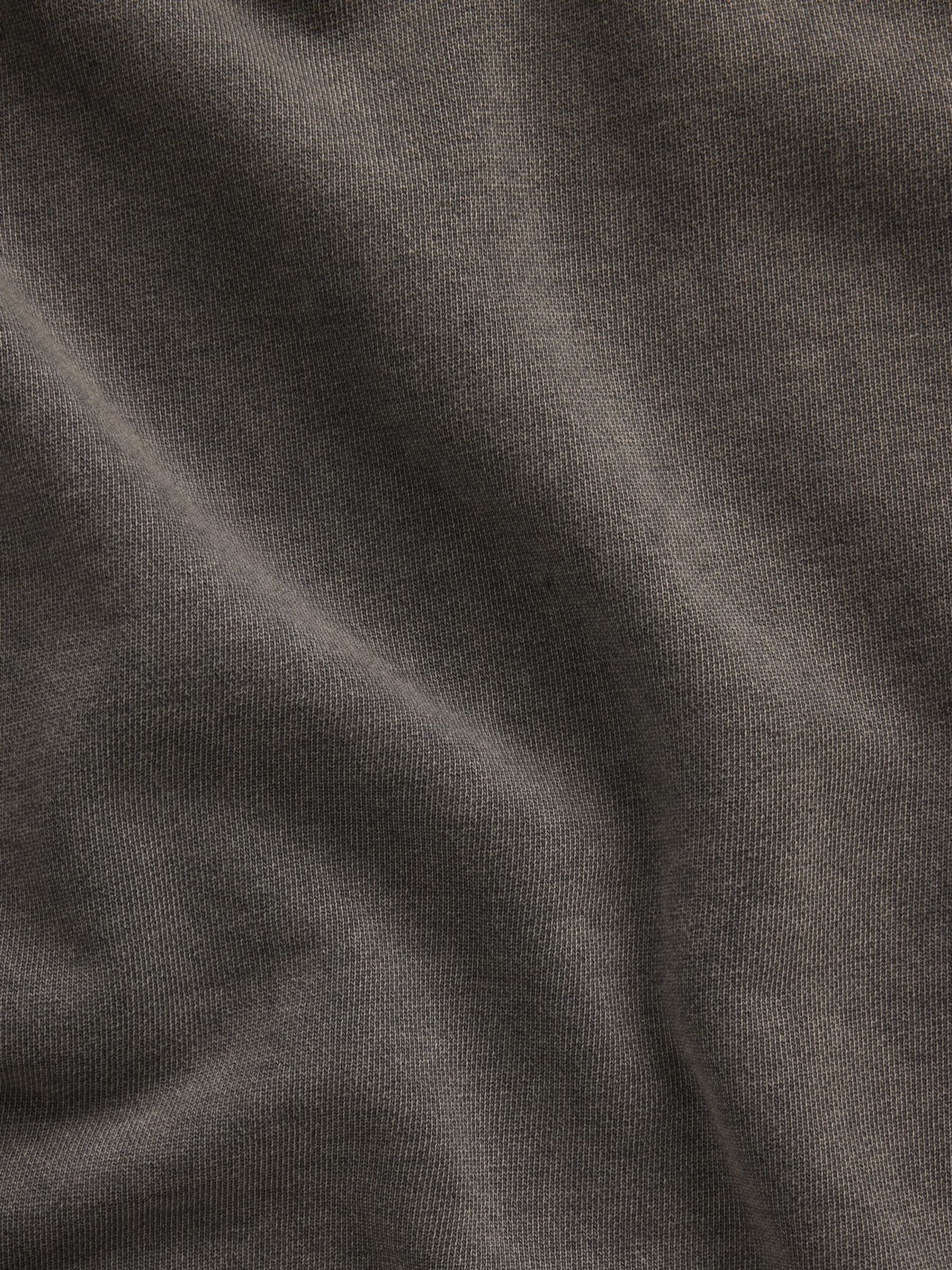 Black Heavyweight French Terry Oversized Short Sleeve Sweatshirt - Image 4 of 4