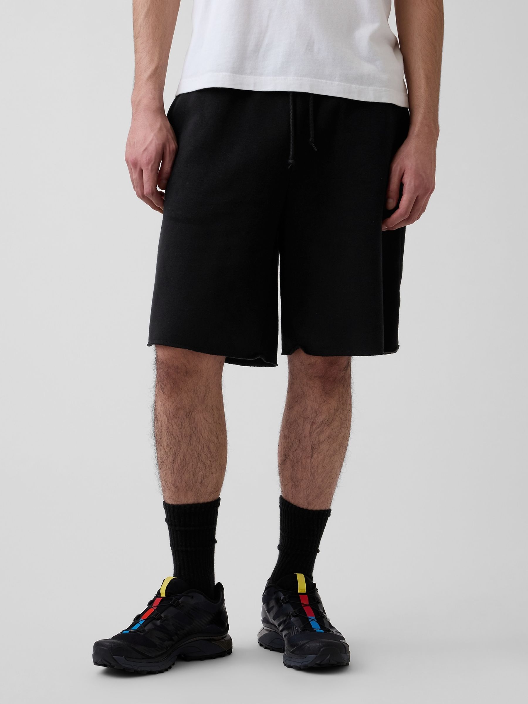 Black VintageSoft Relaxed Sweat Shorts - Image 1 of 5 Black VintageSoft Relaxed Sweat Shorts - Image 1 of 5