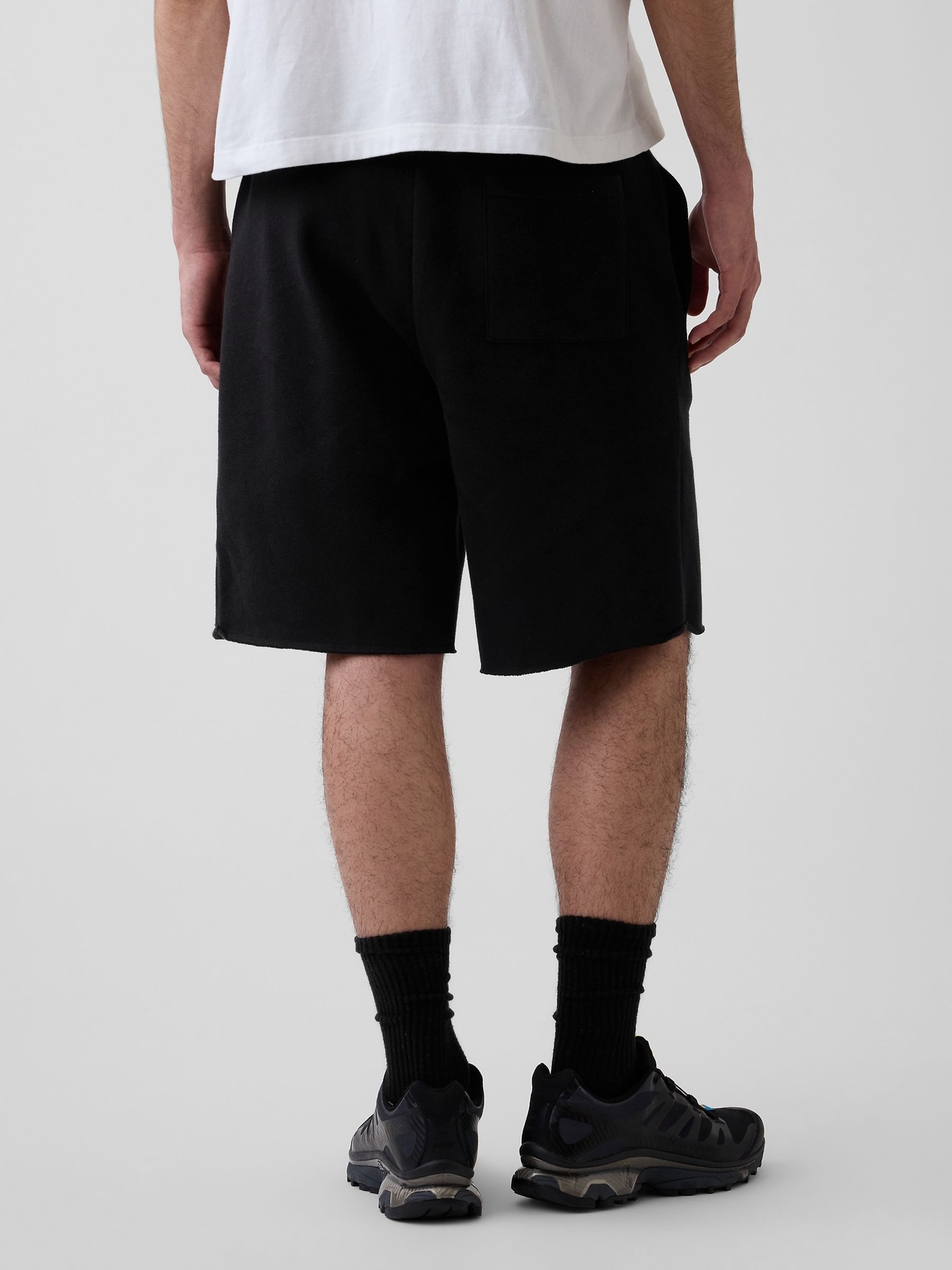 Black VintageSoft Relaxed Sweat Shorts - Image 2 of 5