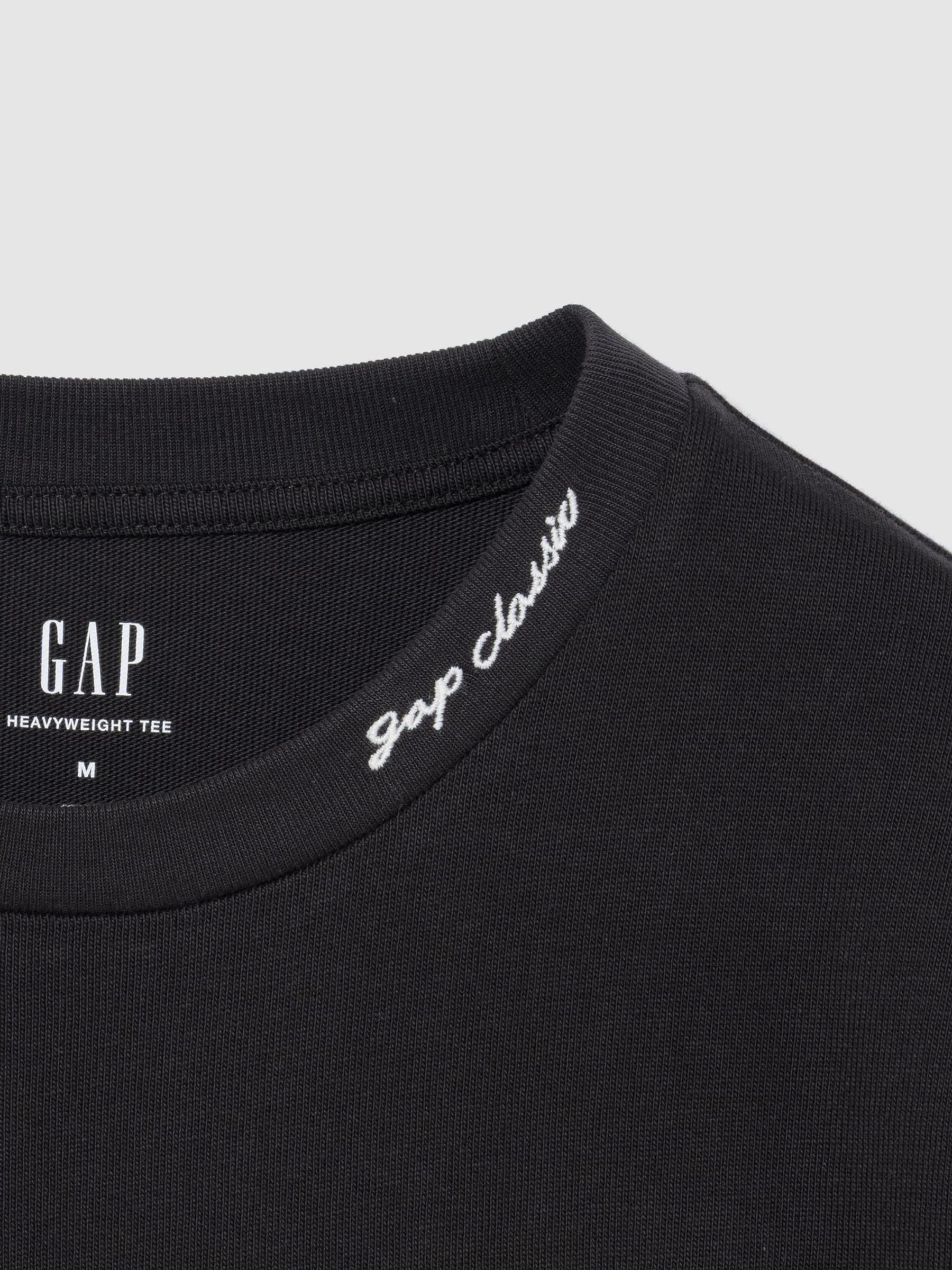 Black Heavyweight Logo Relaxed Short Sleeve T-Shirt - Image 2 of 2