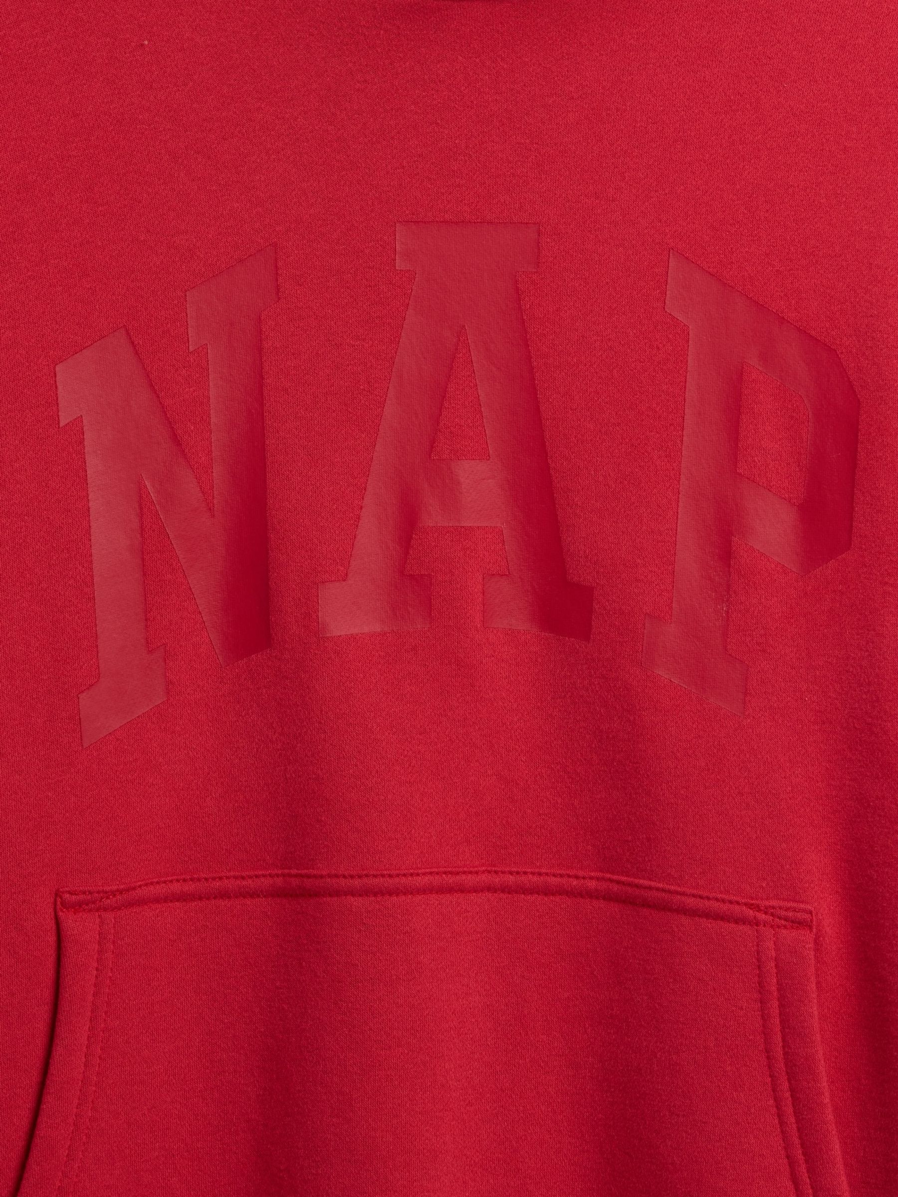 Red VintageSoft NAP Logo Hoodie - Image 4 of 4