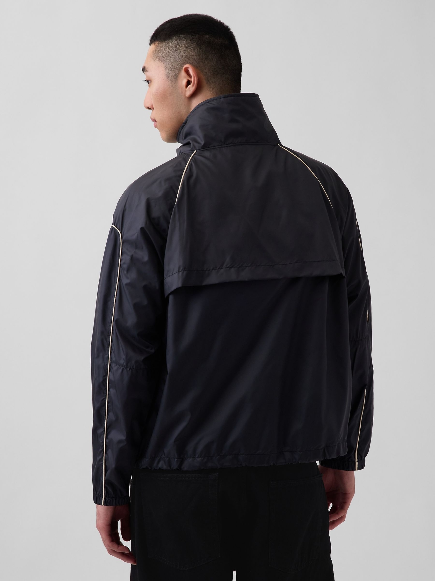 OuiGap Black Packable Track Jacket - Image 2 of 5