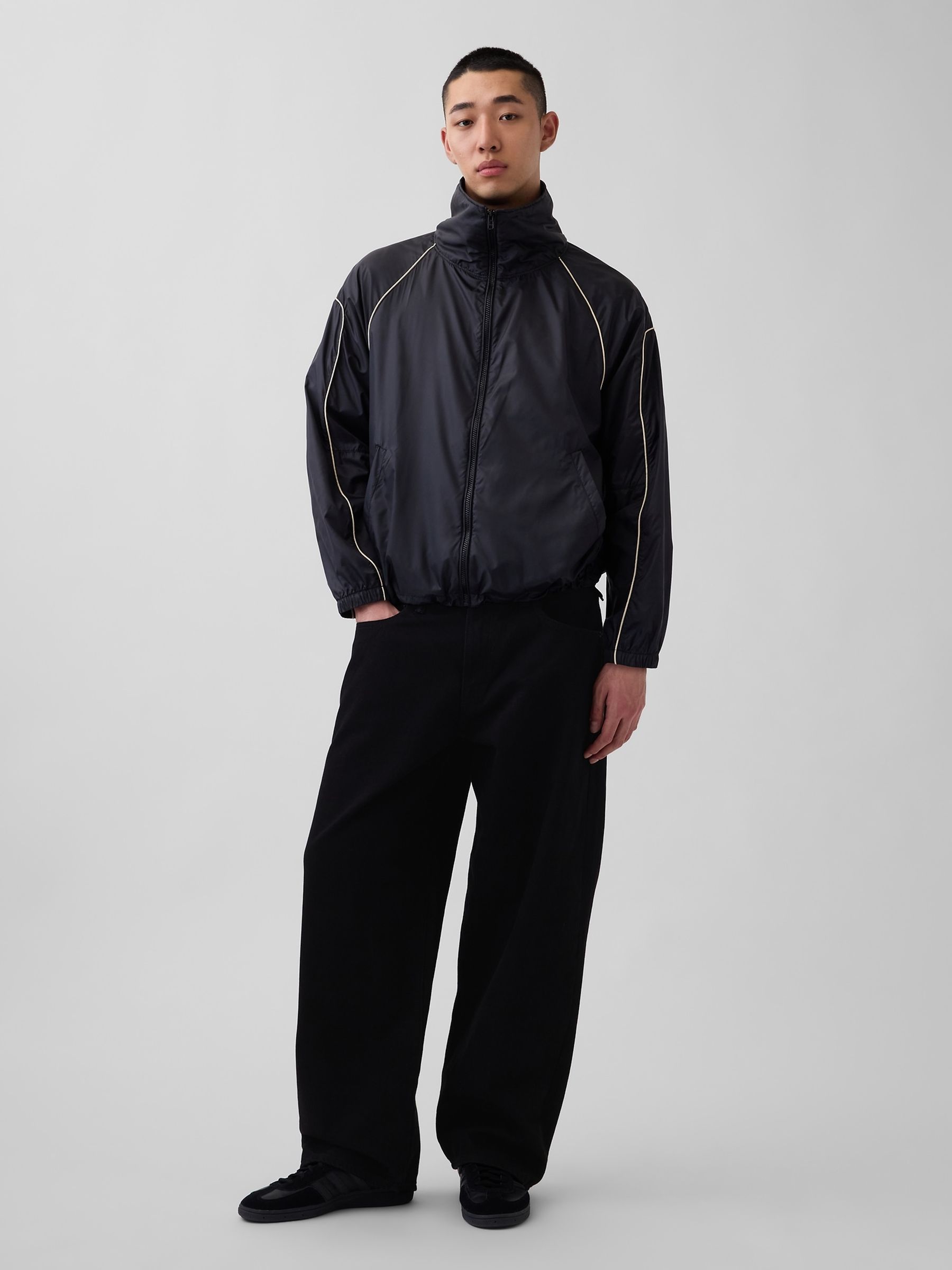 OuiGap Black Packable Track Jacket - Image 3 of 5
