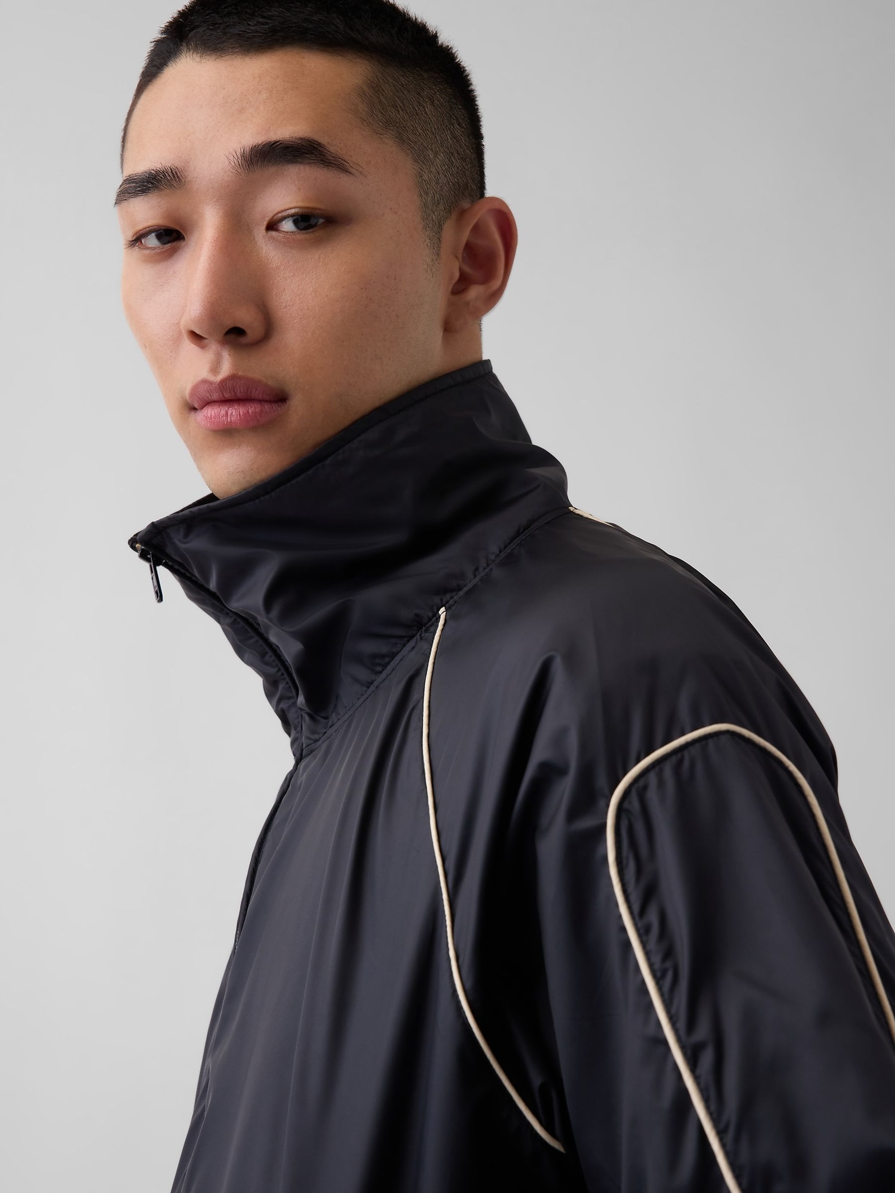 OuiGap Black Packable Track Jacket - Image 4 of 5
