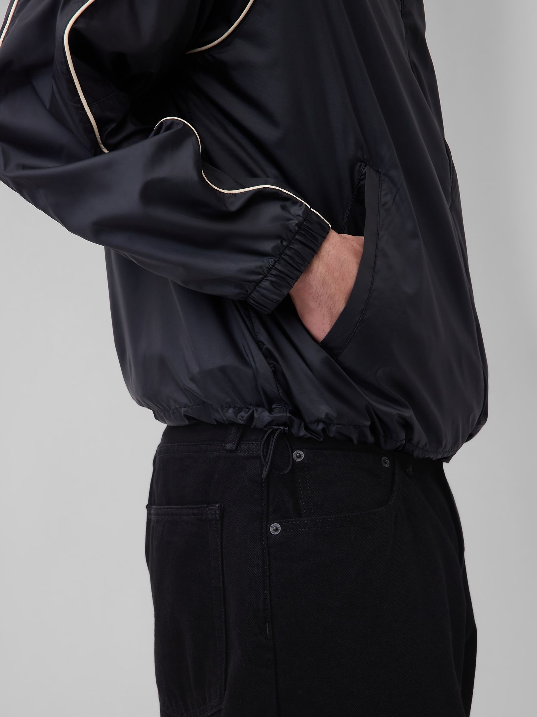 OuiGap Black Packable Track Jacket - Image 5 of 5