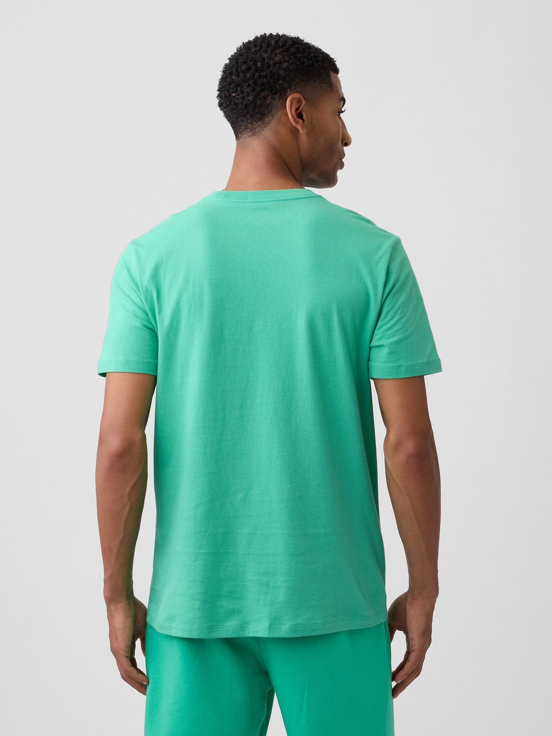 Vivid Green Everyday Soft Logo T-Shirt - Image 2 of 5